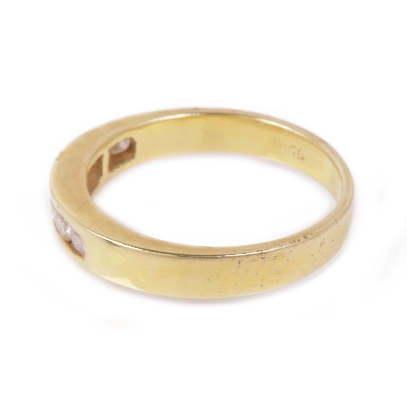 JEWELRY 【激減優惠】18K黃金Diamond Ring鑽石戒指US#5.75