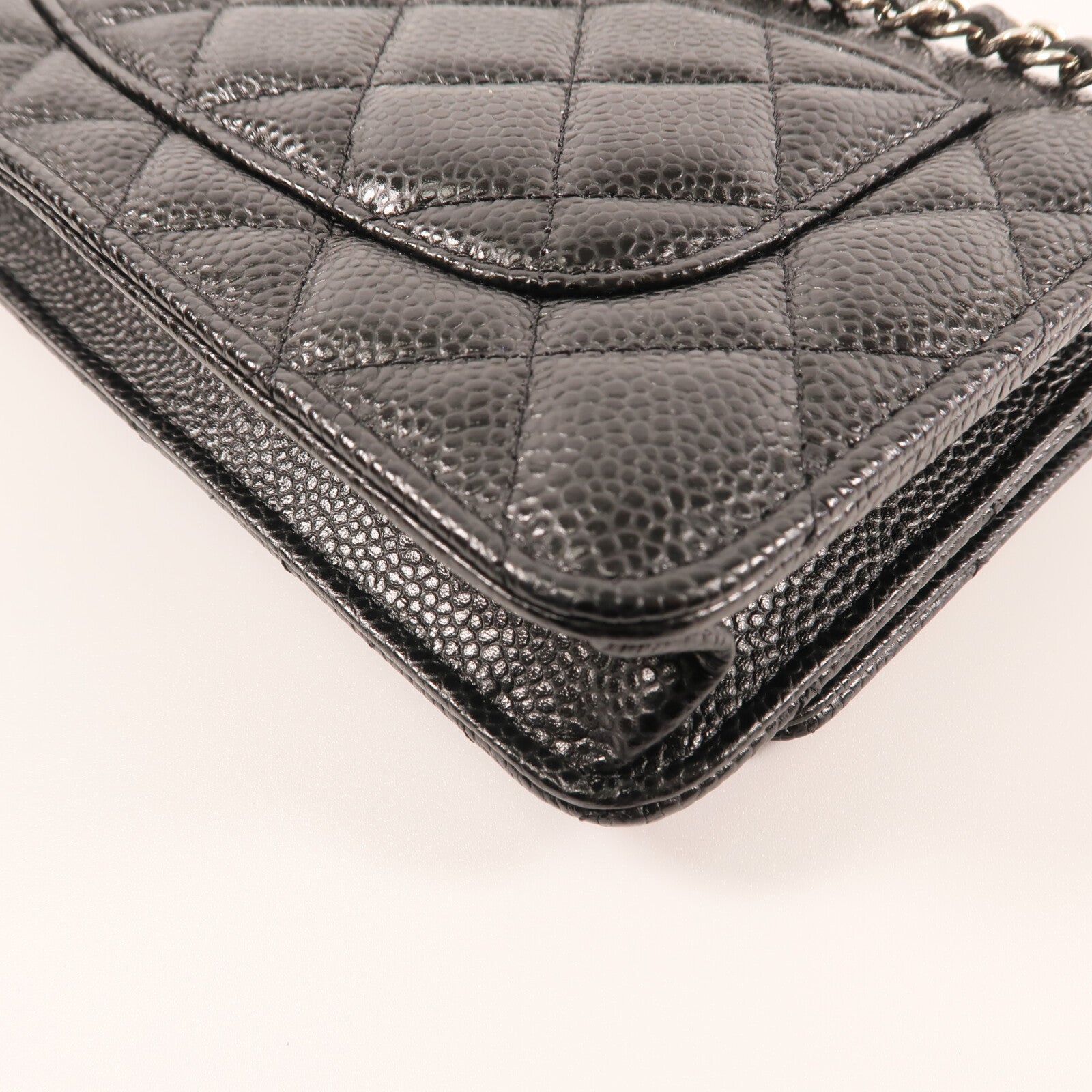 CHANEL WOC Wallet On Chain銀扣鏈帶肩背袋