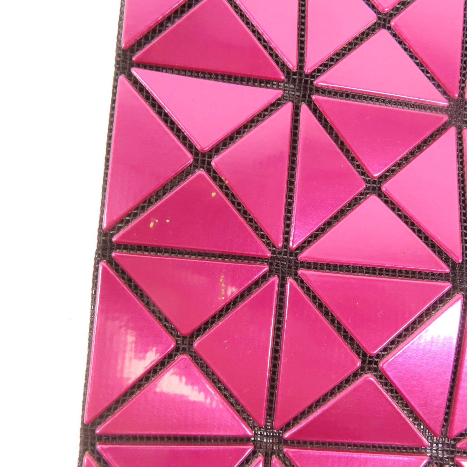 BAO BAO ISSEYMIYAKE Tote Bag Handbag PVC Purplish Red