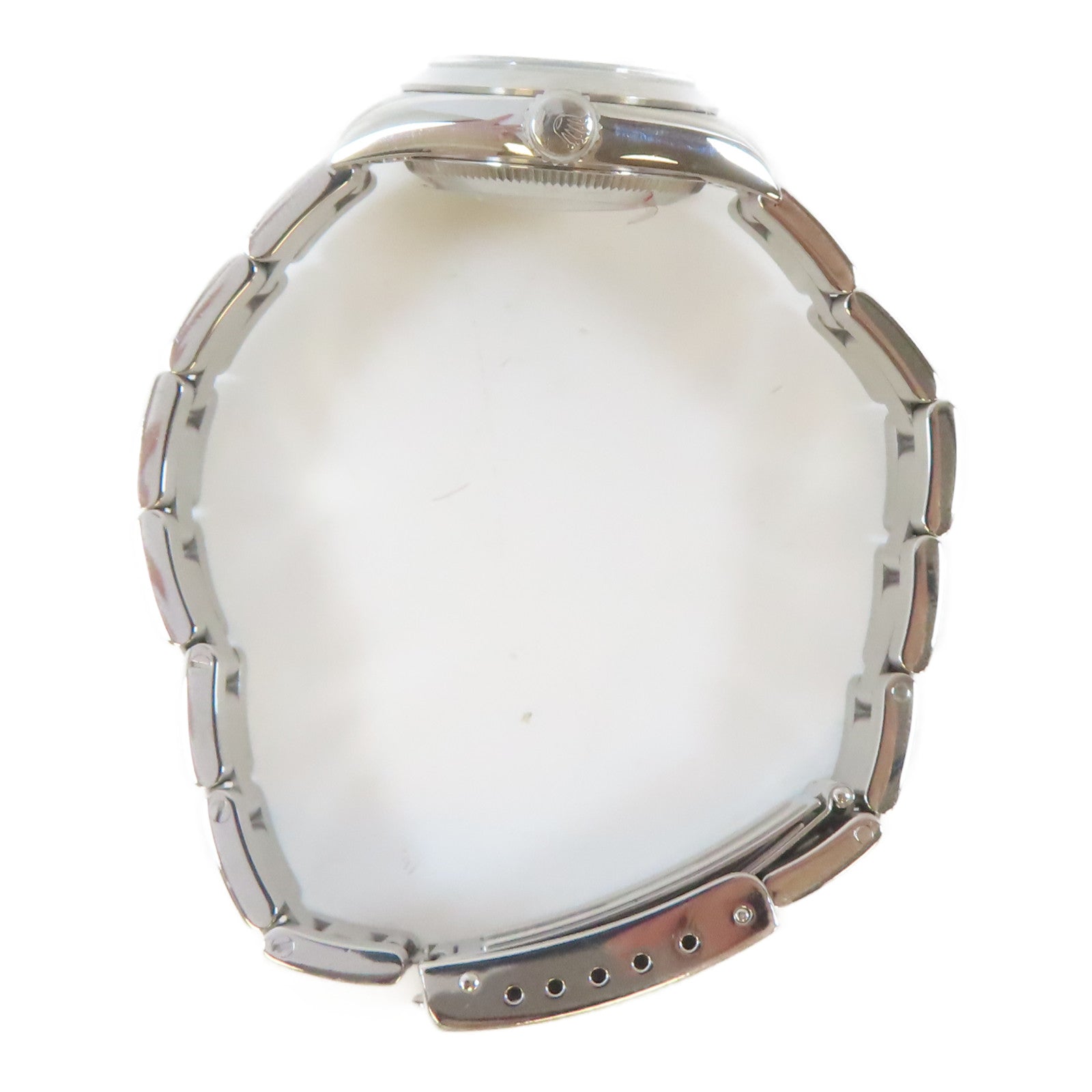 ROLEX Oyster Perpetual不鏽鋼手錶自動機芯黑色#17.5cm