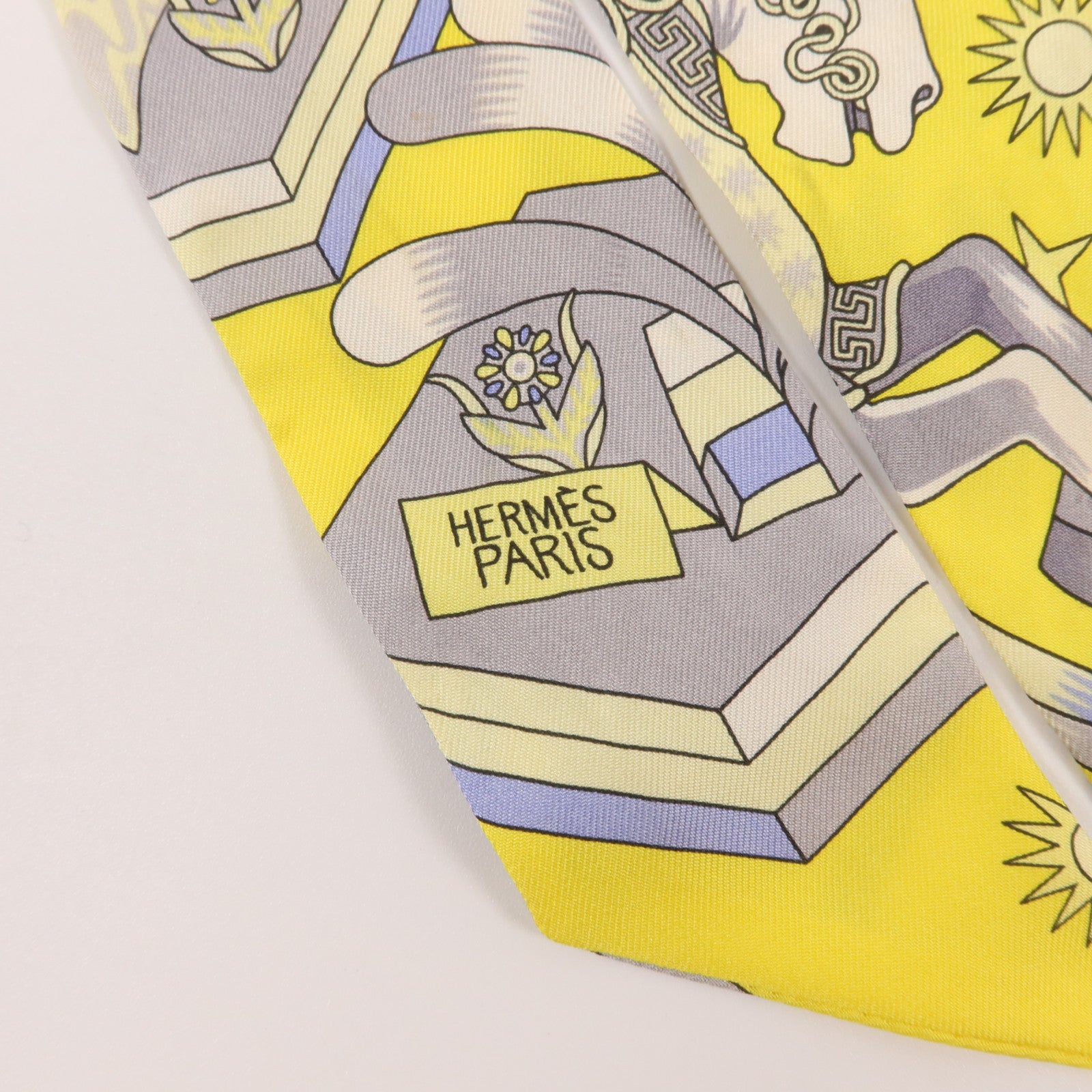 HERMES 絲質Twilly絲巾