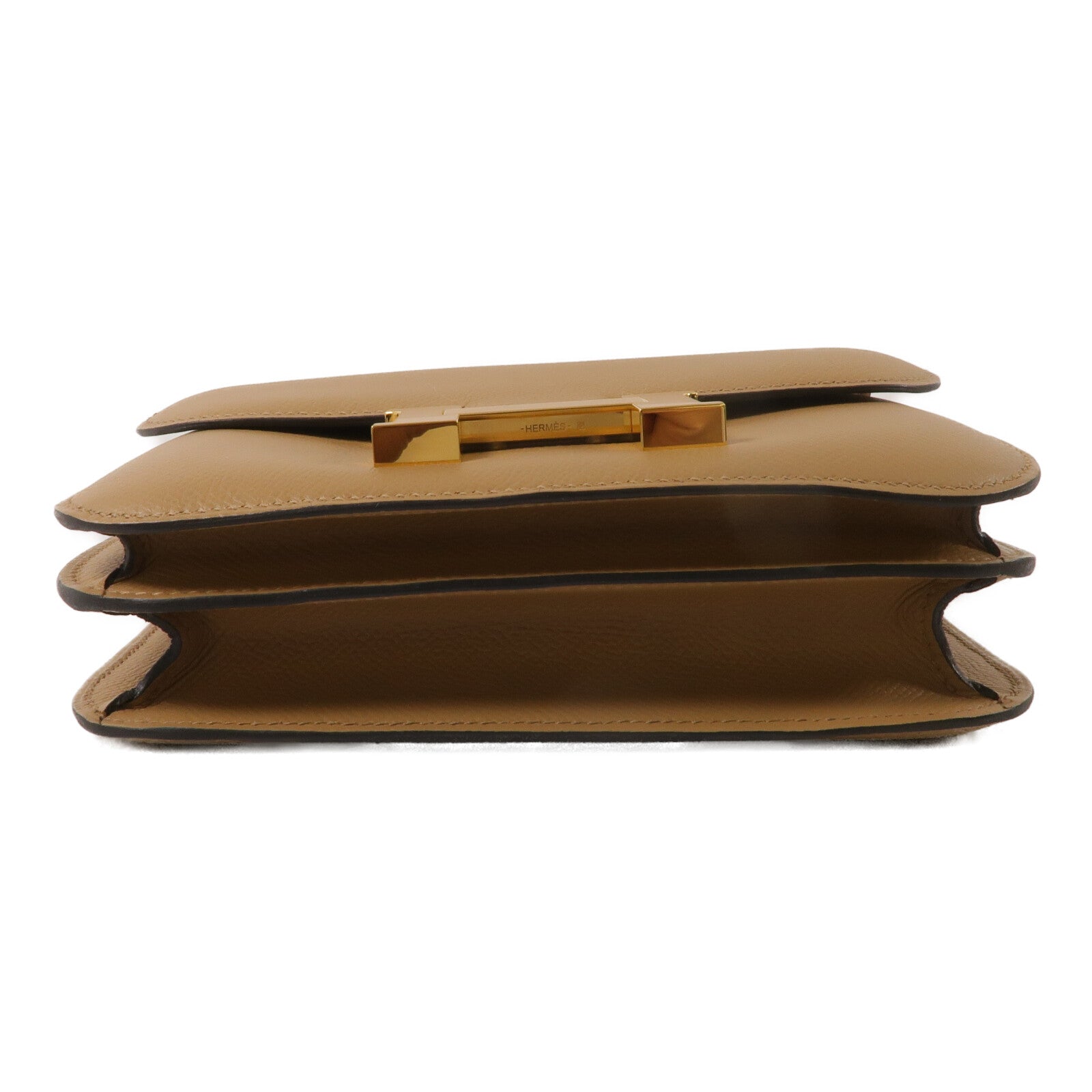 HERMES Epsom皮革Constance Mini肩背袋Chai
