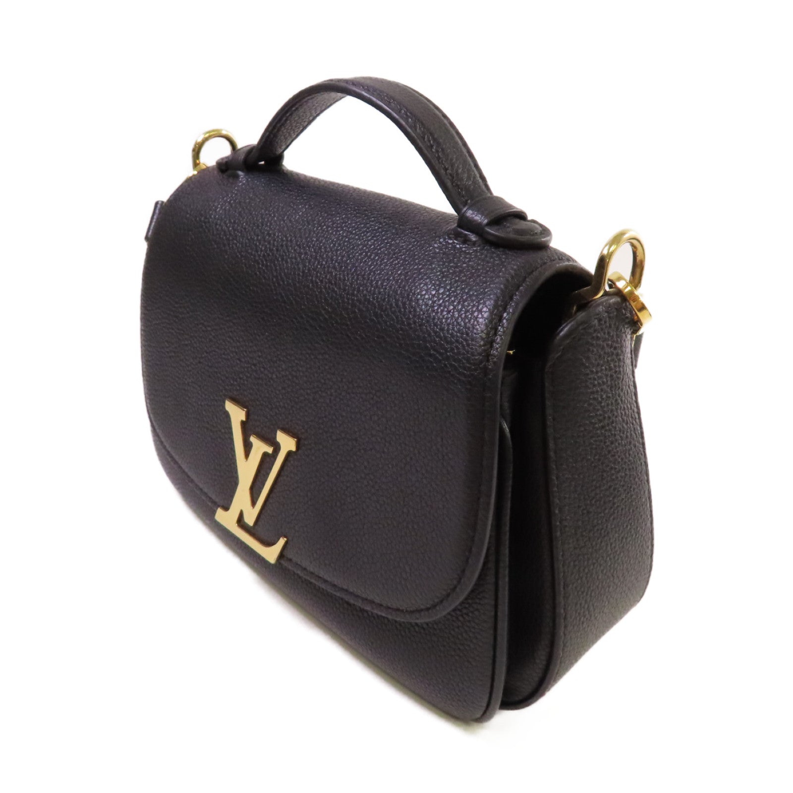 LOUIS VUITTON 牛皮皮革Vivienne NM Shoulder Bag金扣肩背袋黑色