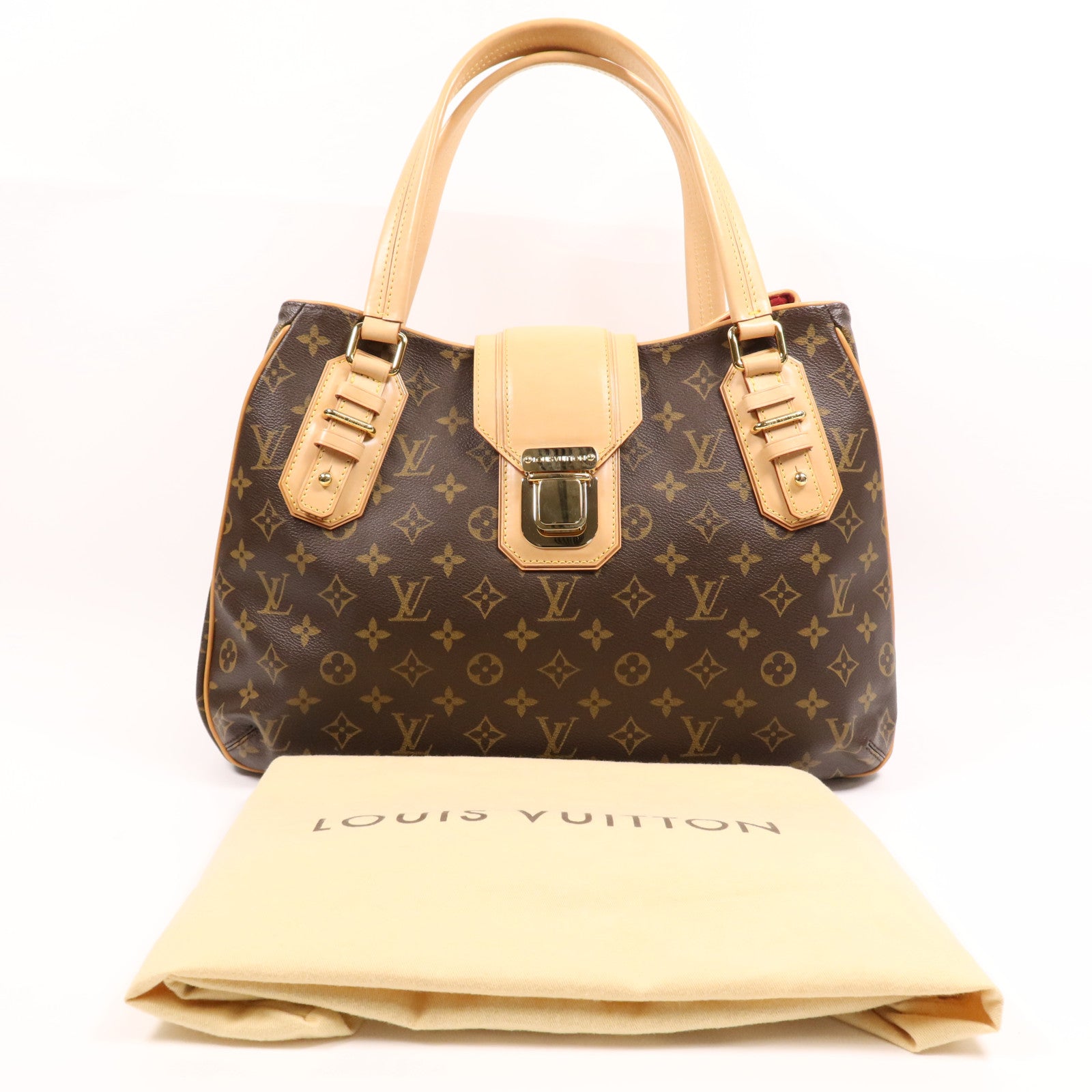 LOUIS VUITTON Monogram Griet金扣肩背袋