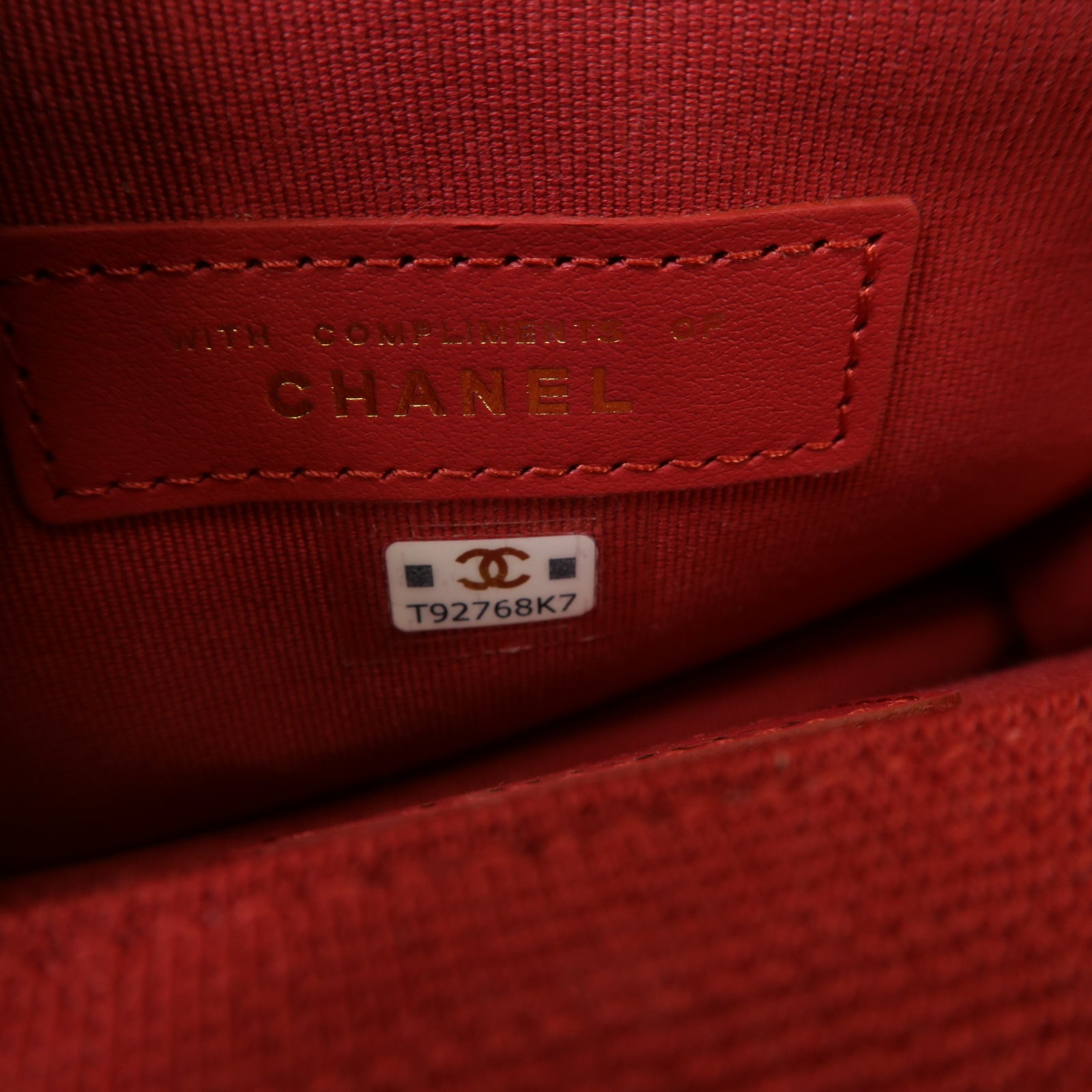 CHANEL 菱格棉質Chain Shoulder Bag銀扣鏈帶肩背袋黑色
