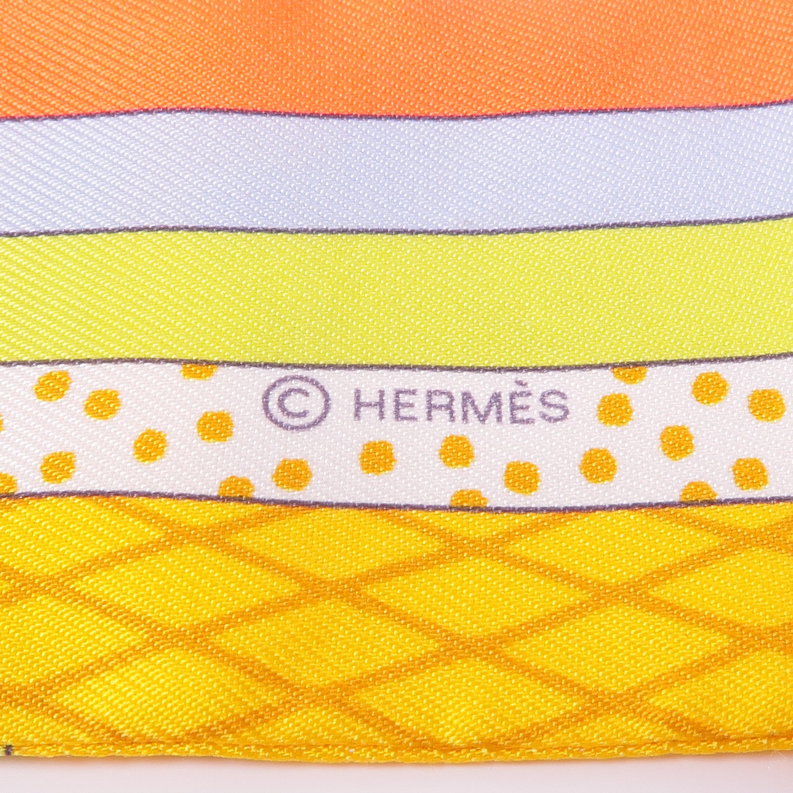 HERMES 絲質Twilly絲巾