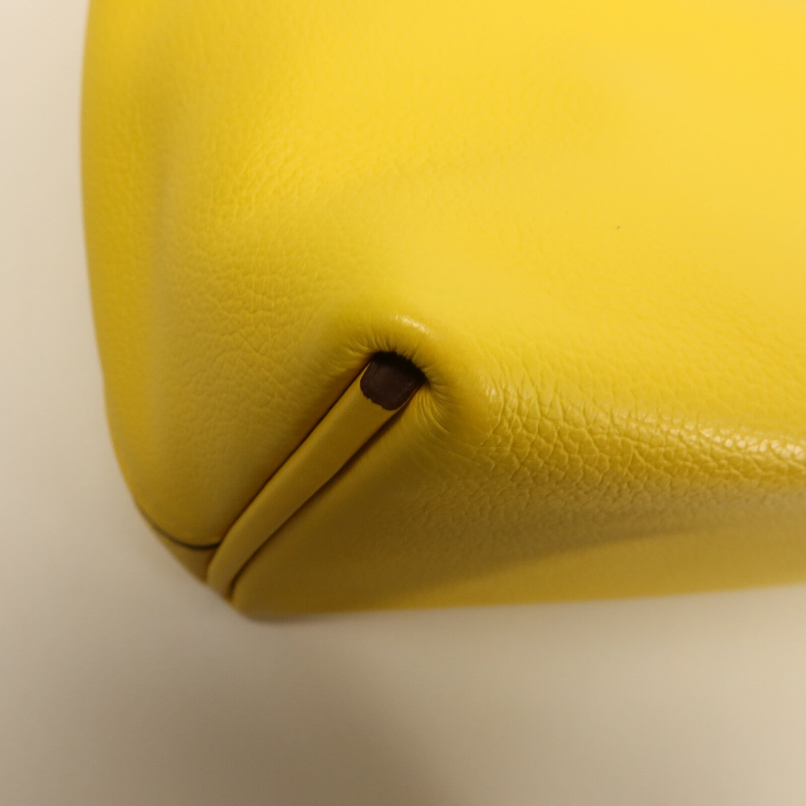 HERMES Evercolor皮革24/24 Mini手挽肩背兩用袋Jaune Citron