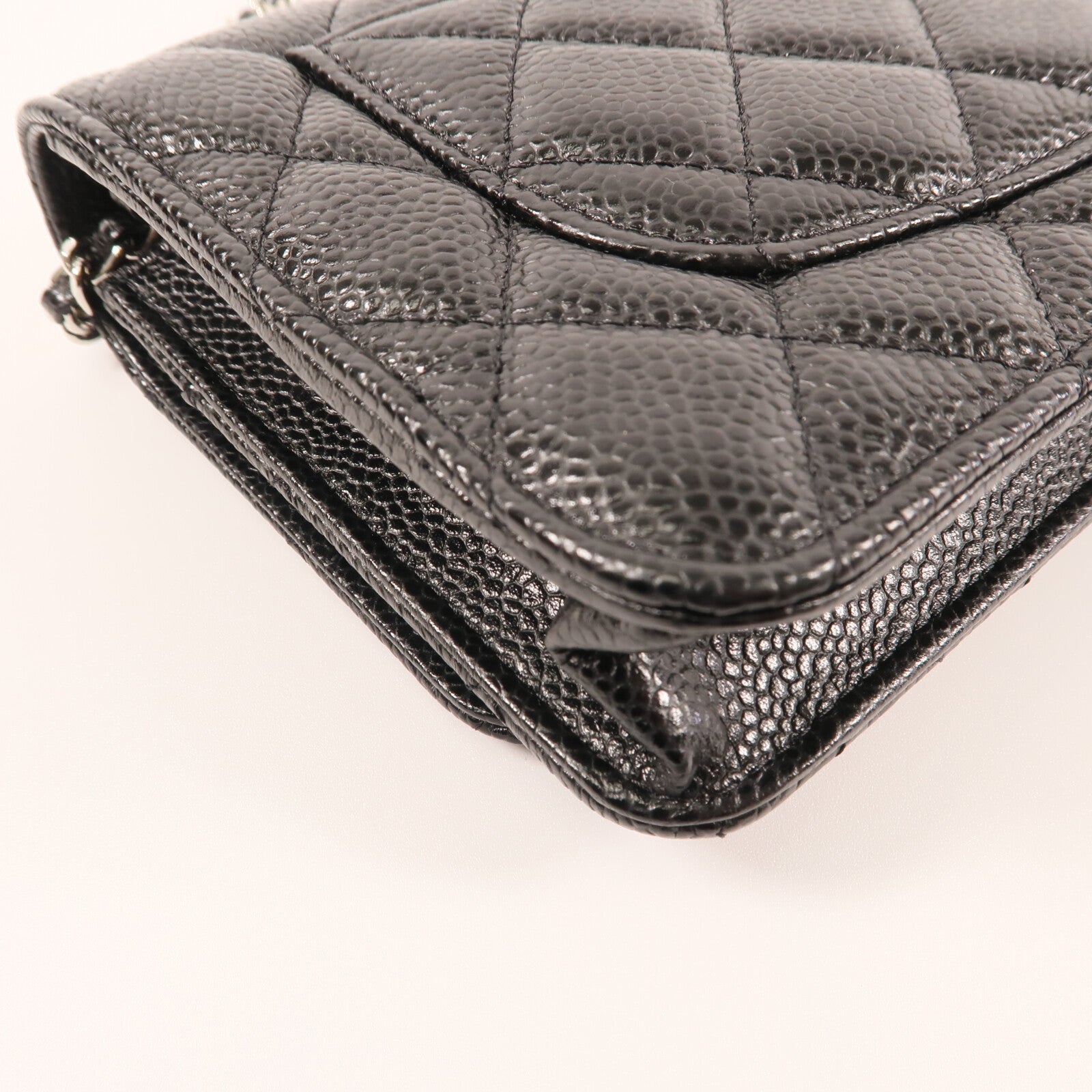 CHANEL WOC Wallet On Chain銀扣鏈帶肩背袋