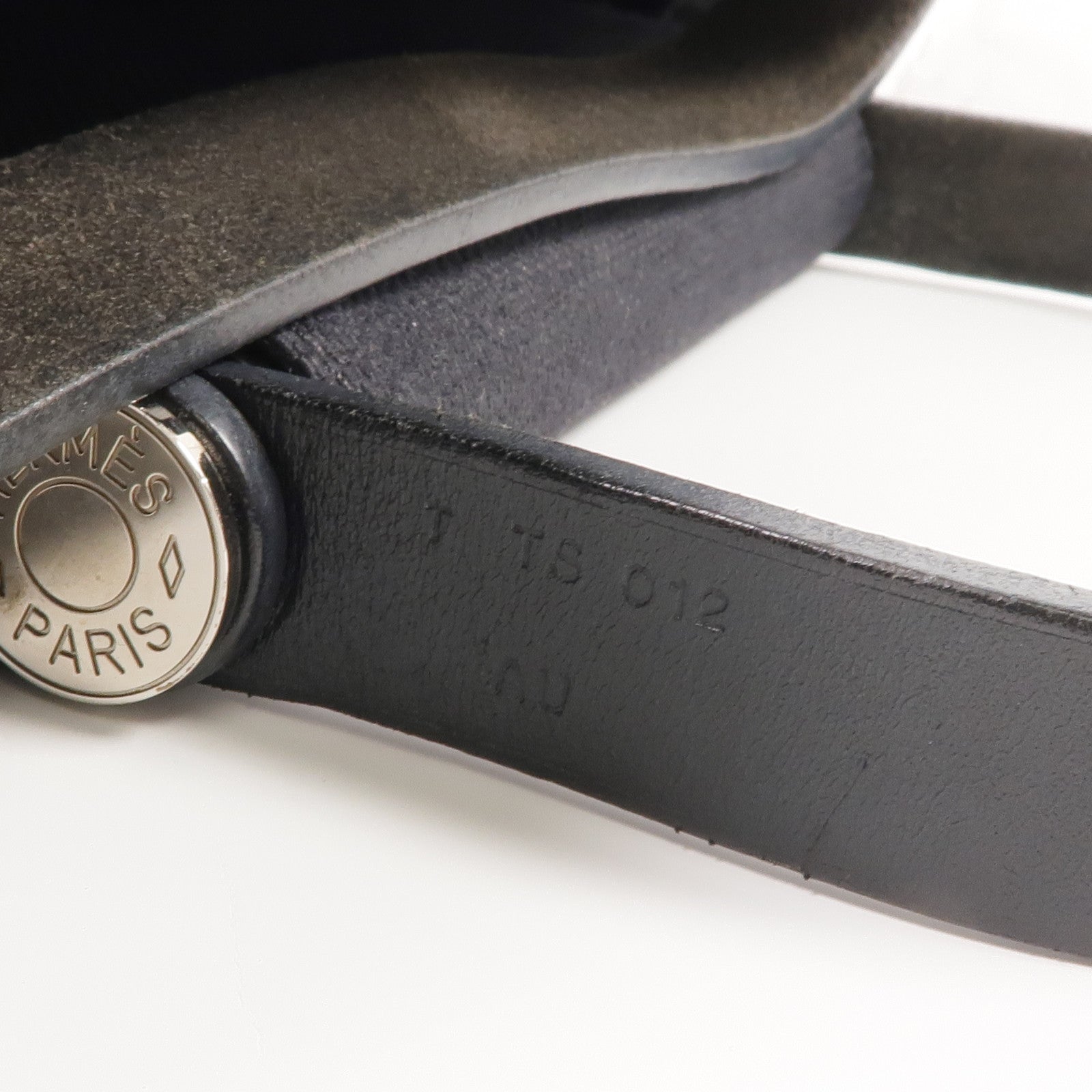 HERMES 帆布Cabag Pm銀扣手挽肩背兩用袋Noir