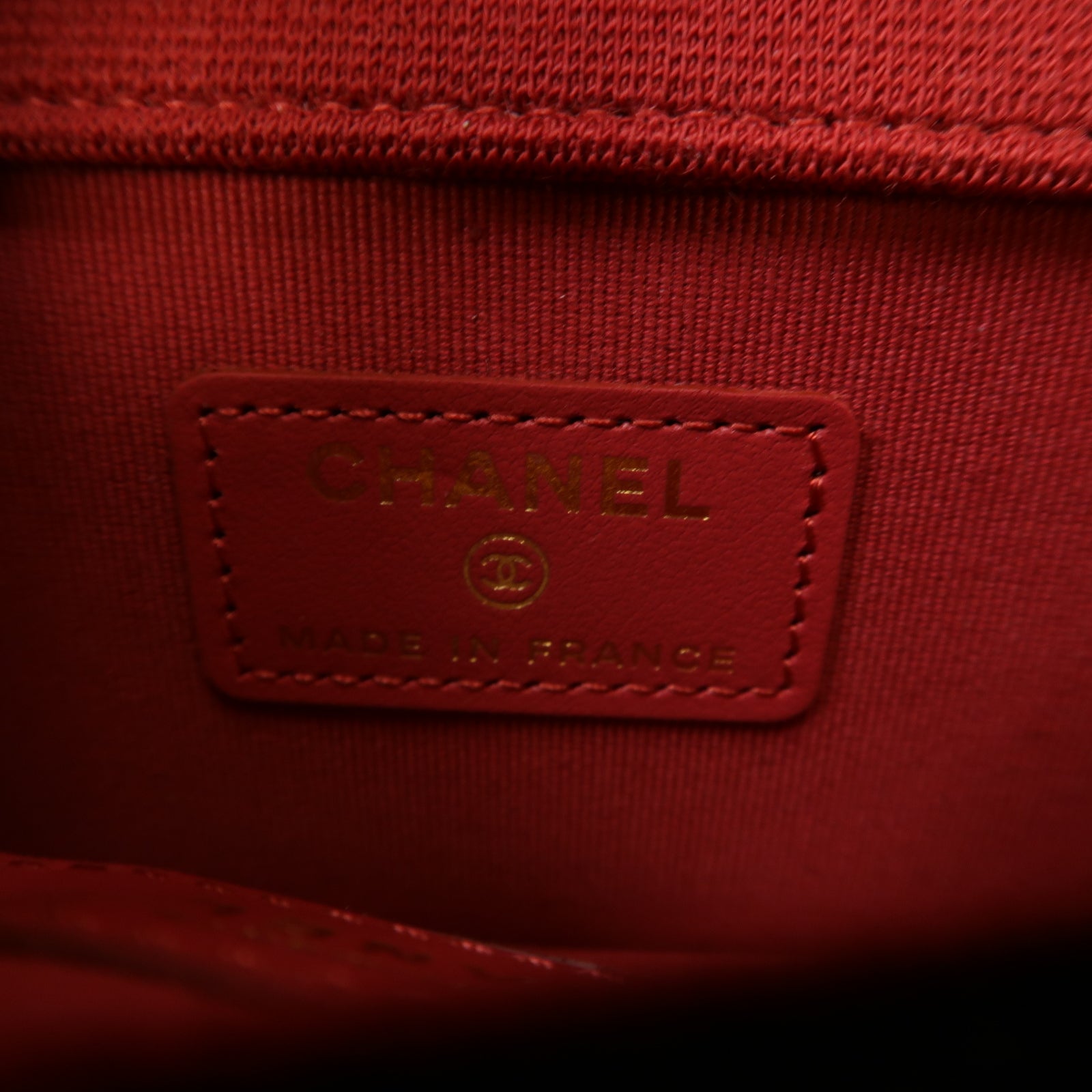CHANEL 菱格棉質Chain Shoulder Bag銀扣鏈帶肩背袋黑色