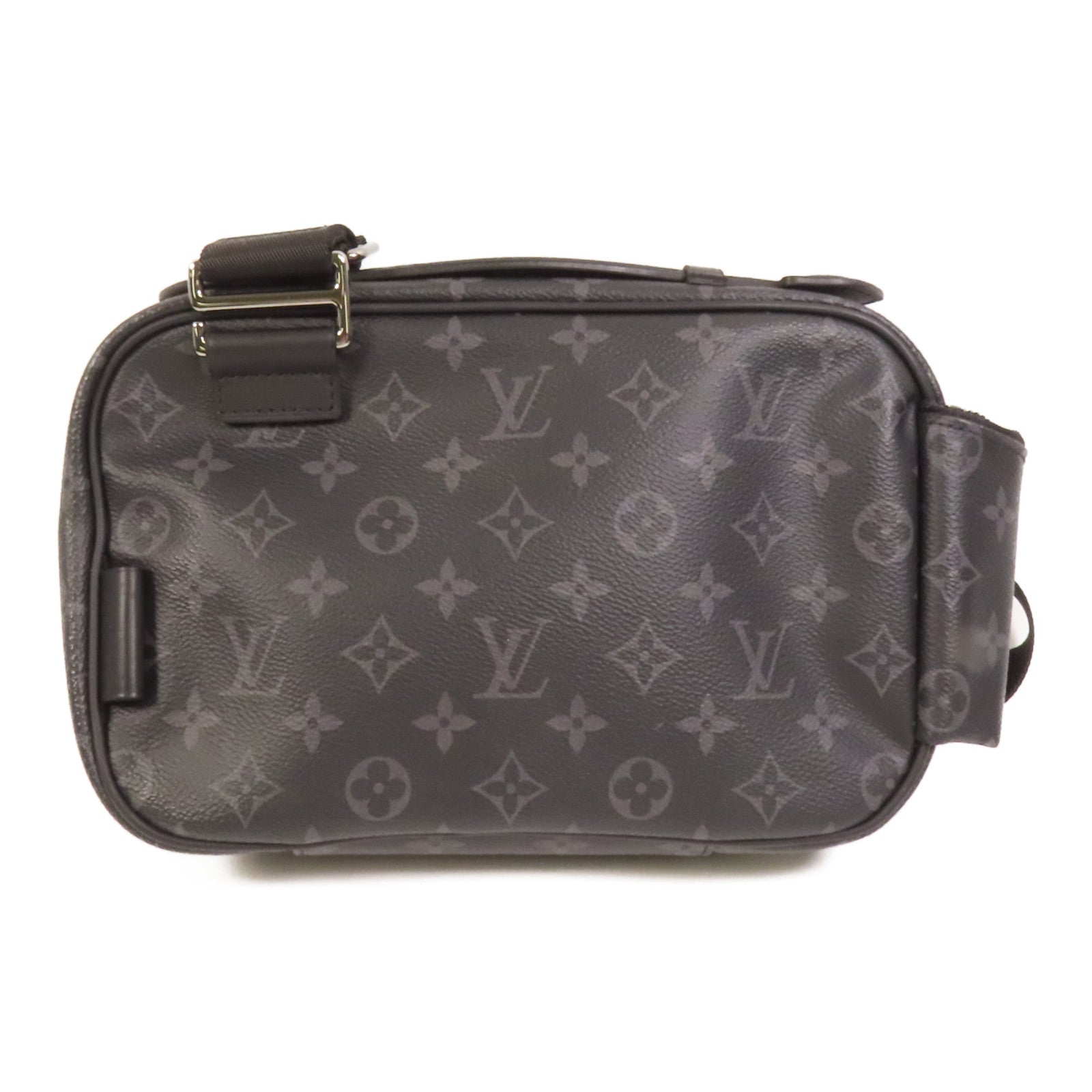LOUIS VUITTON Monogram Eclipse Bum Bag銀扣手挽肩背兩用袋