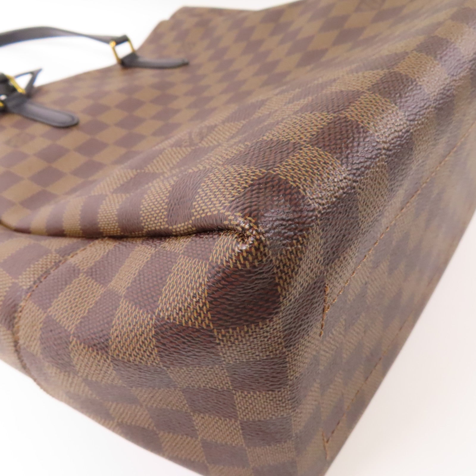 LOUIS VUITTON 【激減優惠】Damier Belmont金扣手挽肩背兩用袋