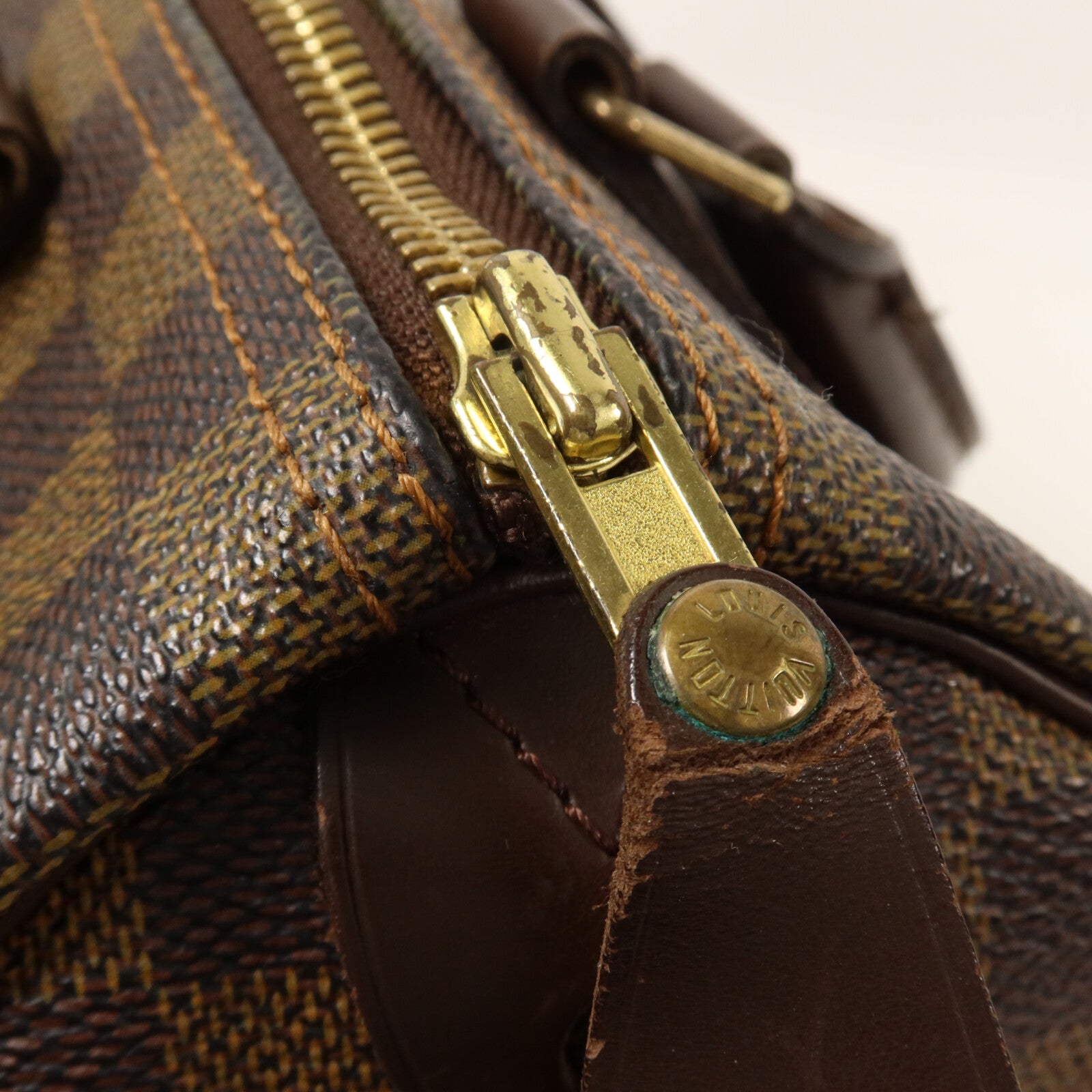 LOUIS VUITTON Damier Speedy 25手挽袋