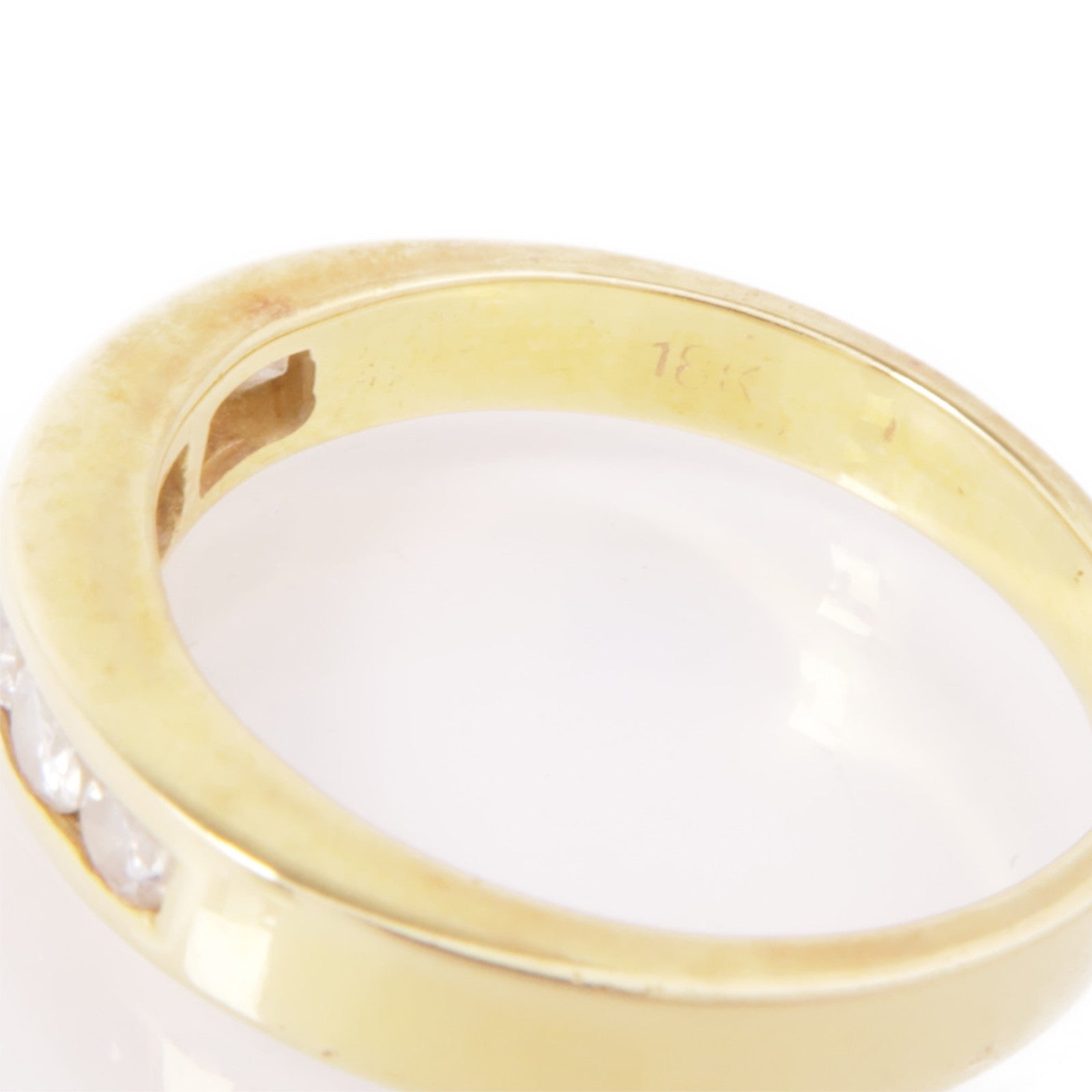 JEWELRY 【激減優惠】18K黃金Diamond Ring鑽石戒指US#5.75