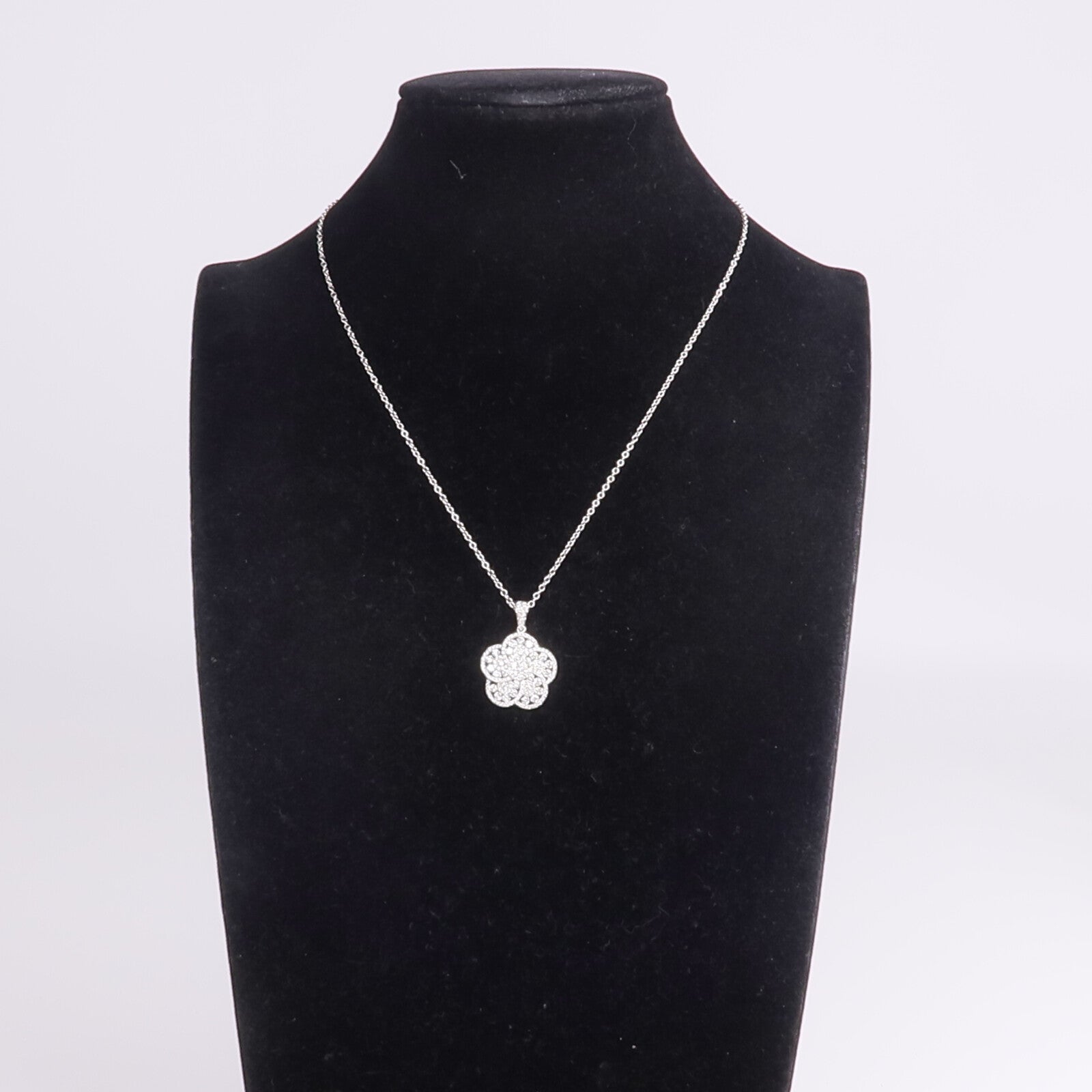 JEWELRY 18K白金Diamond Necklace鑽石項鍊