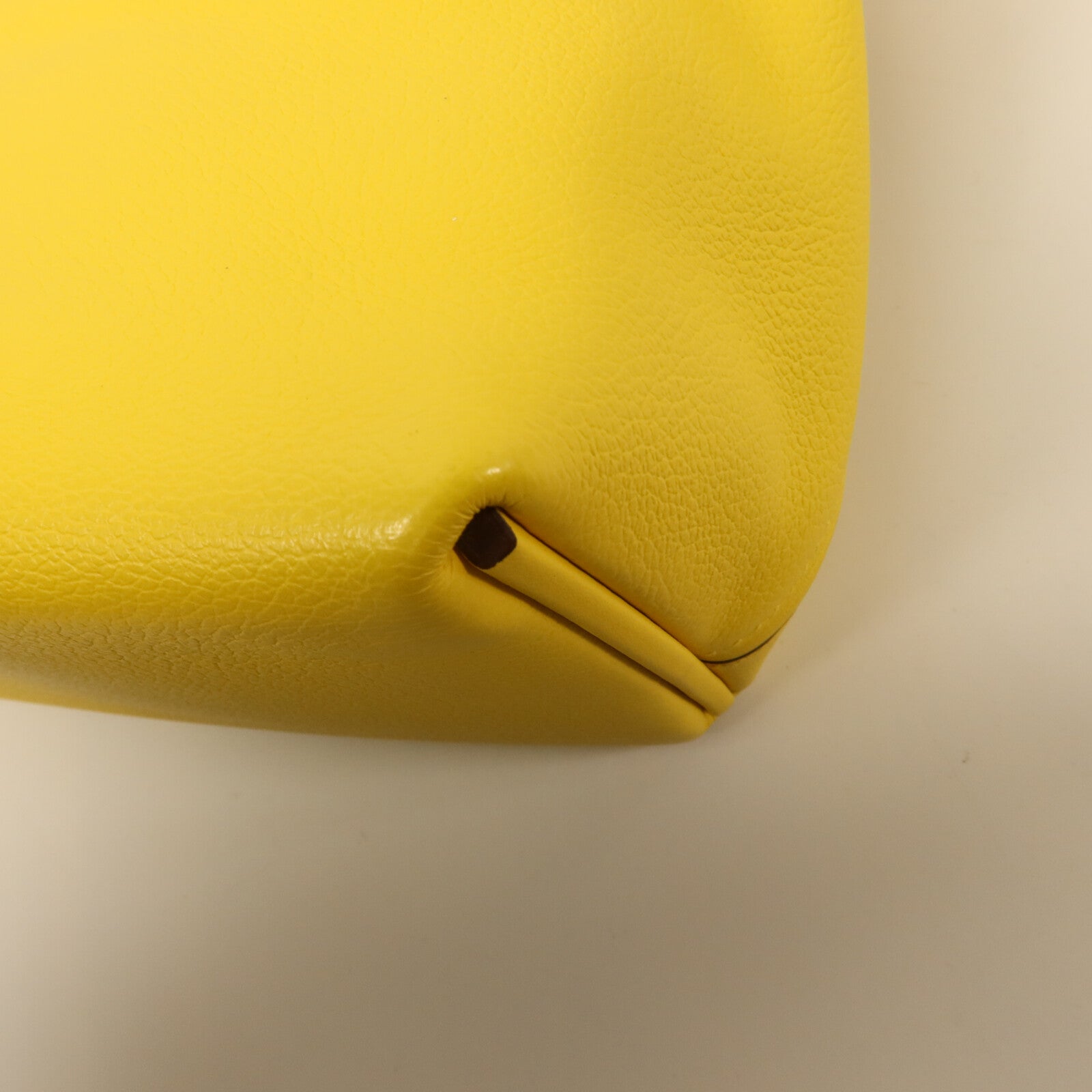 HERMES Evercolor皮革24/24 Mini手挽肩背兩用袋Jaune Citron