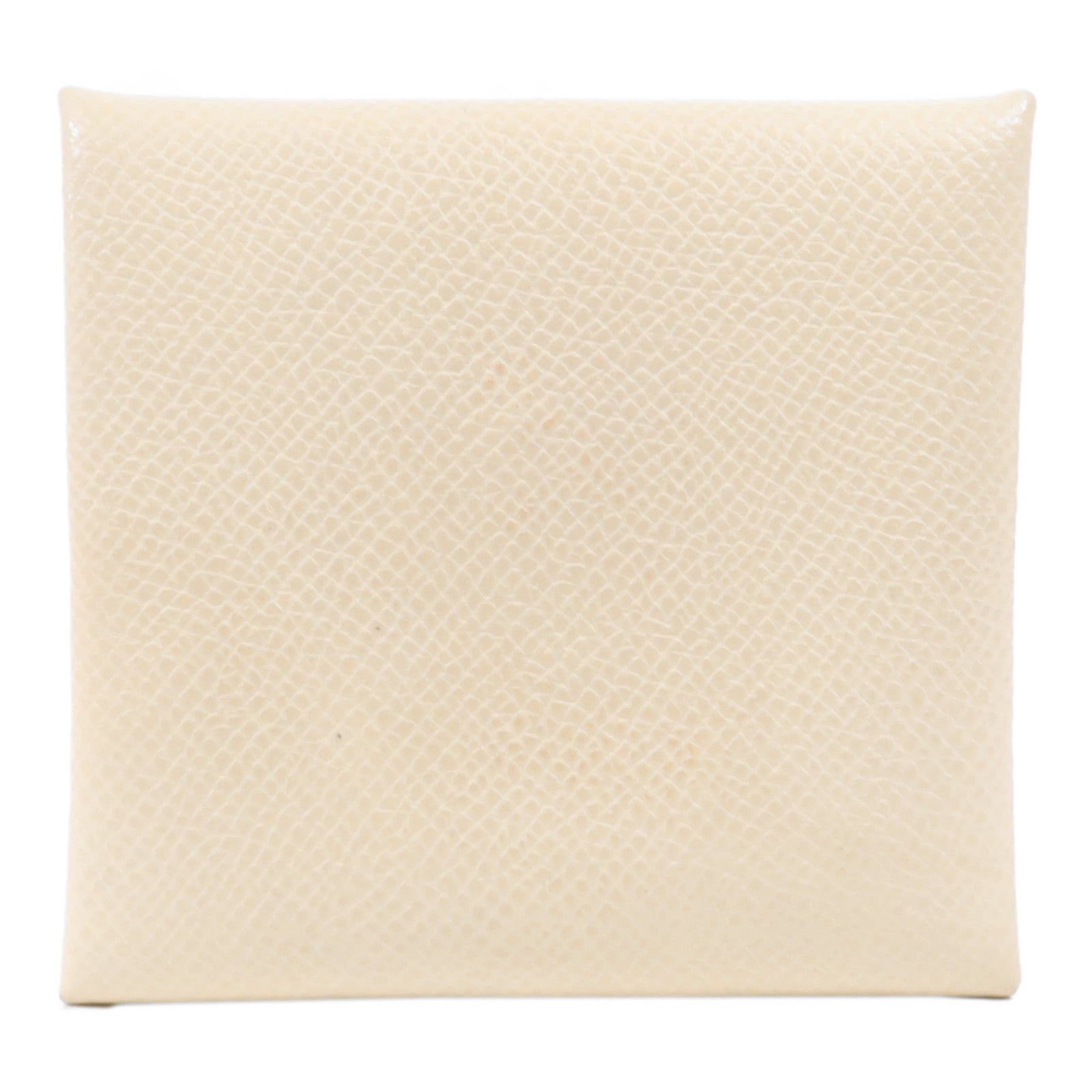 HERMES Epsom皮革Bastia銀扣零錢包Nata