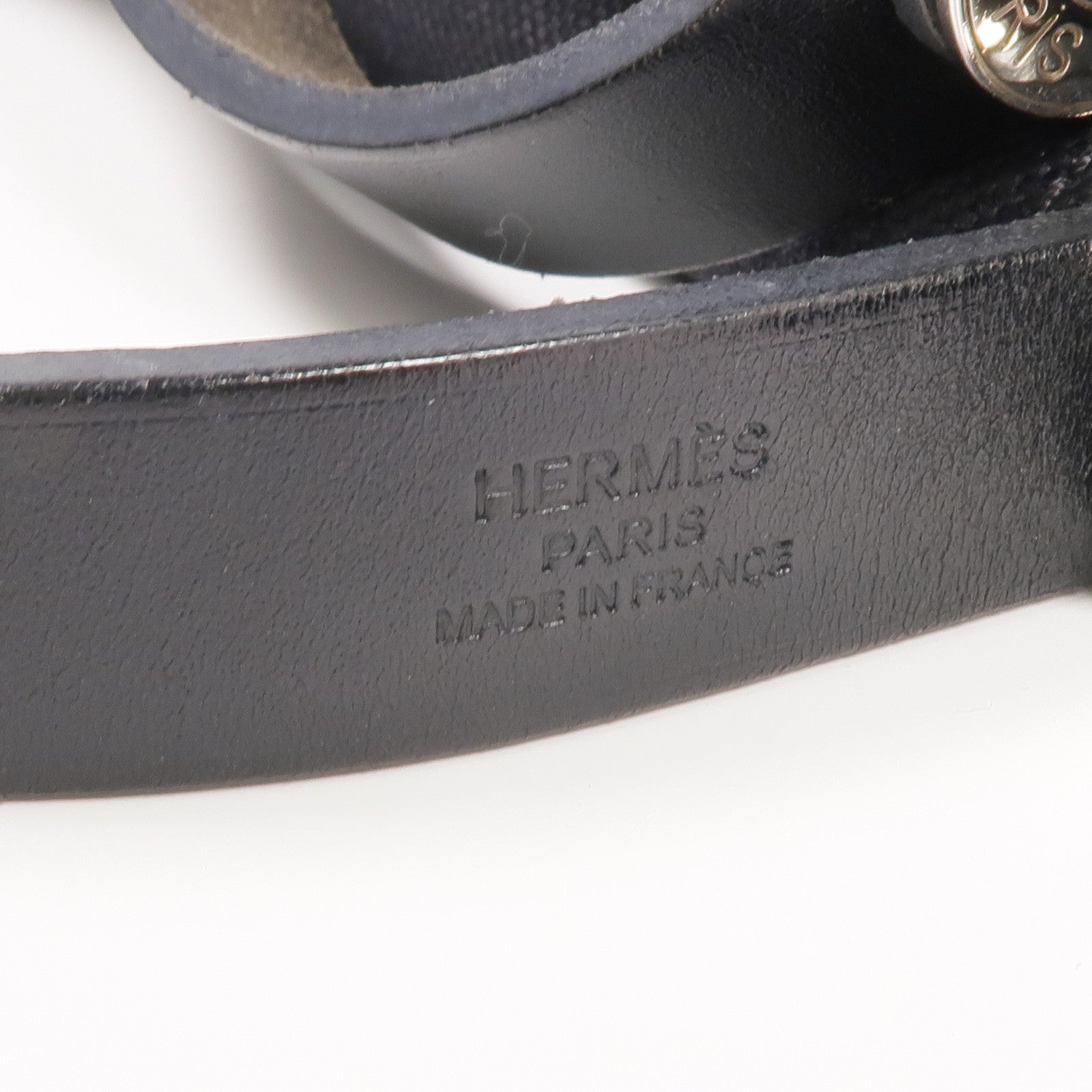 HERMES 帆布Cabag Pm銀扣手挽肩背兩用袋Noir