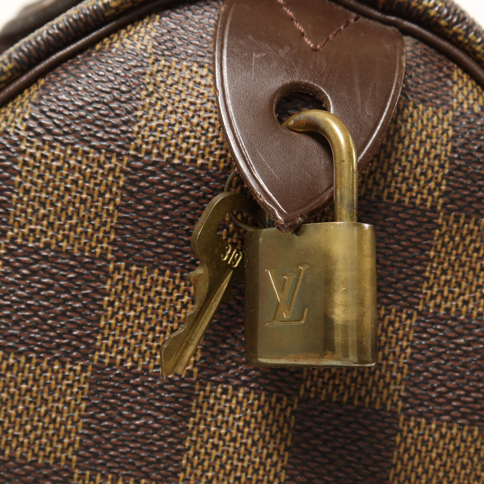 LOUIS VUITTON Damier Speedy 25手挽袋