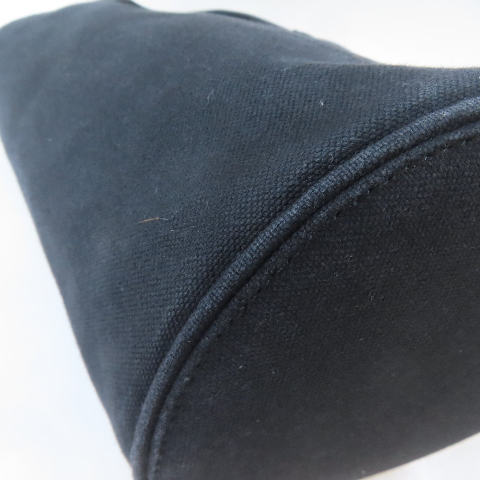 BALENCIAGA 帆布Wave Tote XS銀扣手挽肩背兩用袋黑色