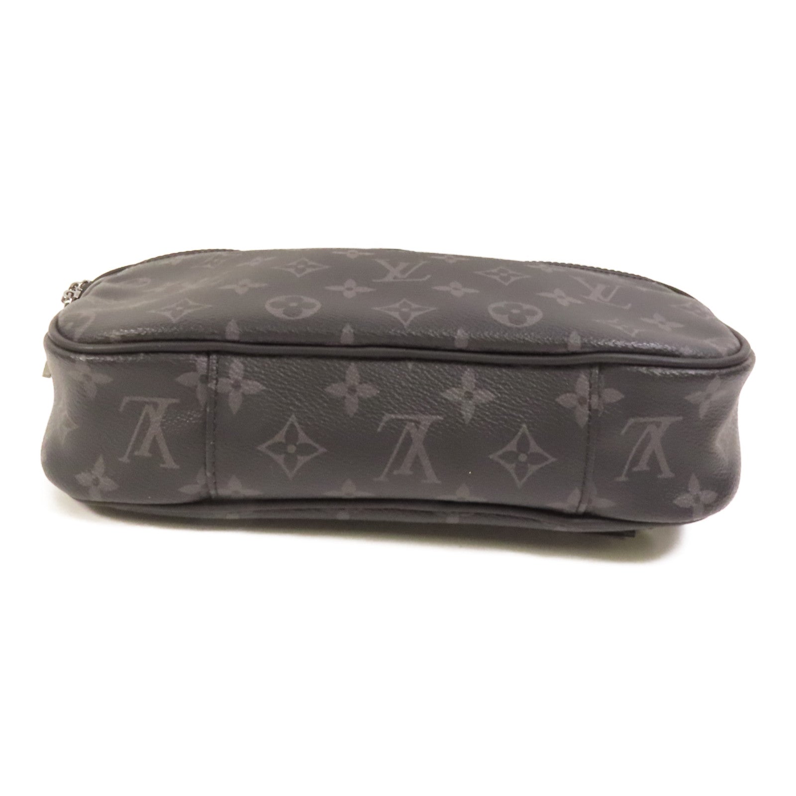 LOUIS VUITTON Monogram Eclipse Bum Bag銀扣手挽肩背兩用袋