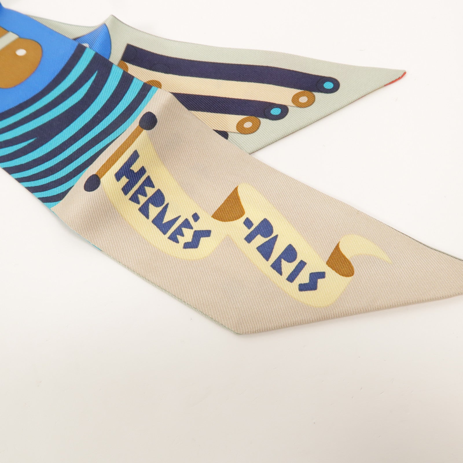 HERMES 絲質Twilly絲巾