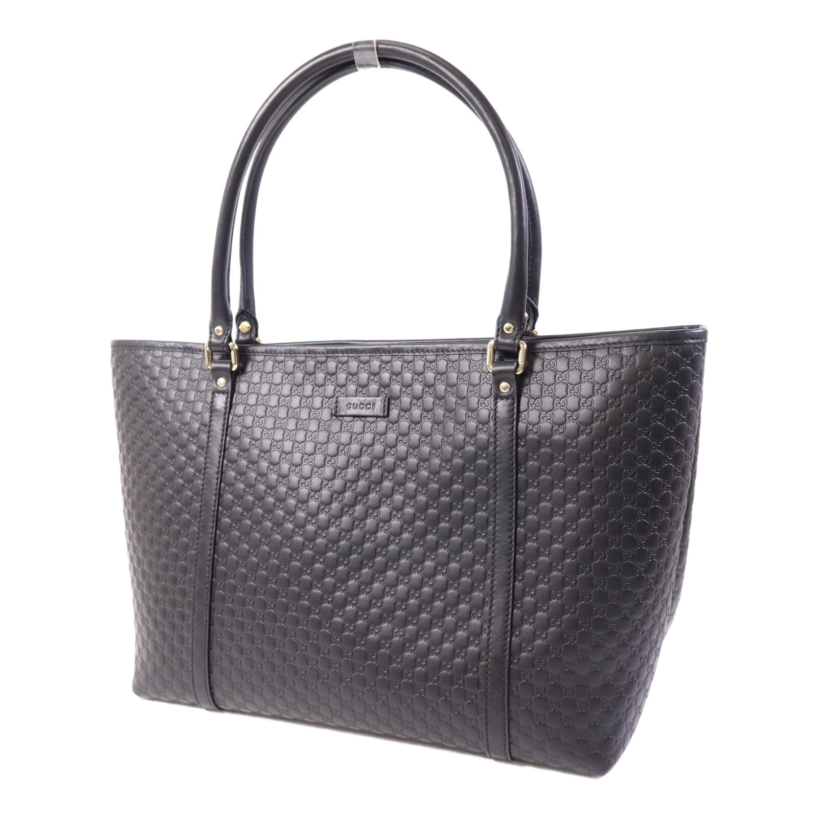GUCCI 牛皮皮革Tote Bag金扣手挽袋