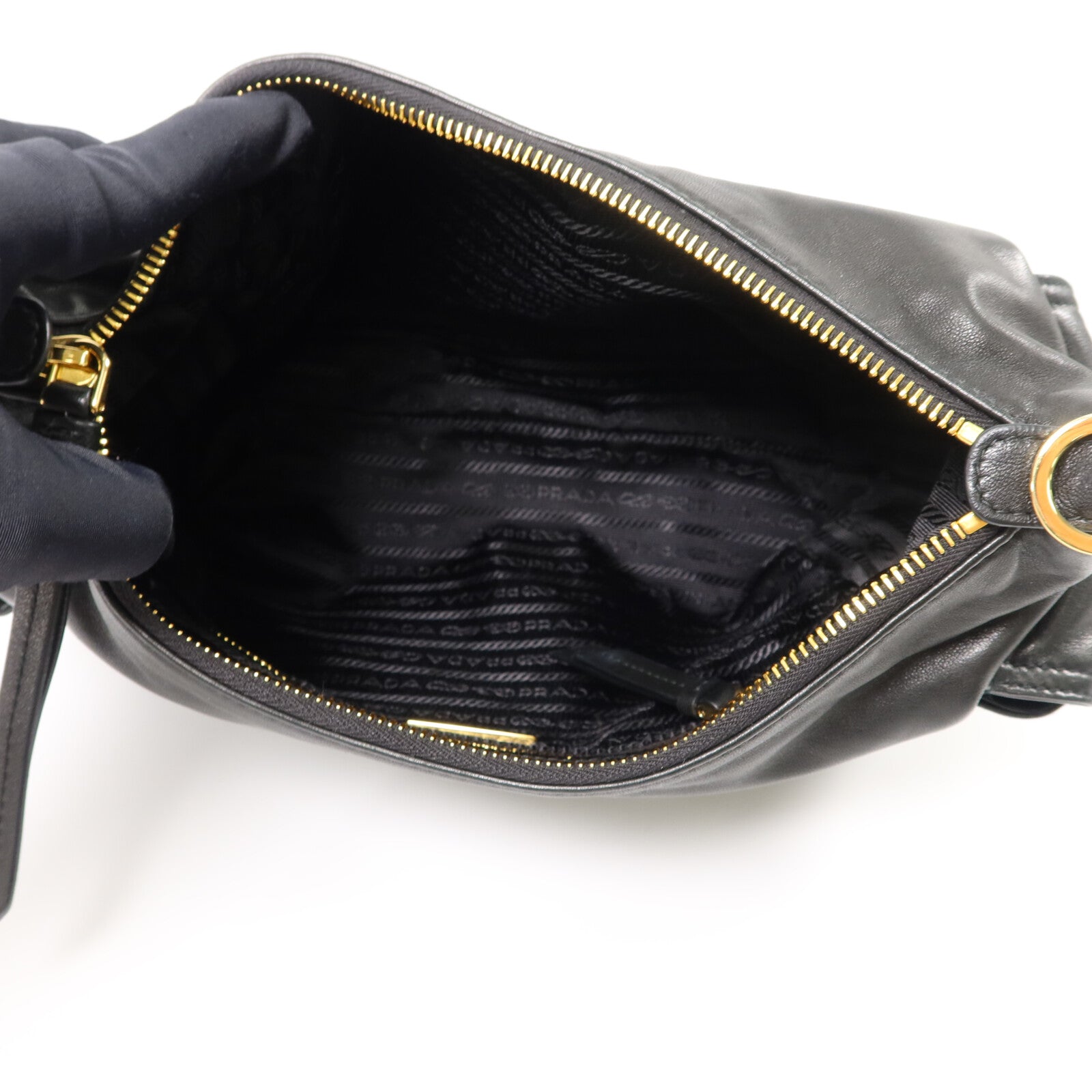 PRADA 牛皮皮革Explore Large肩背袋