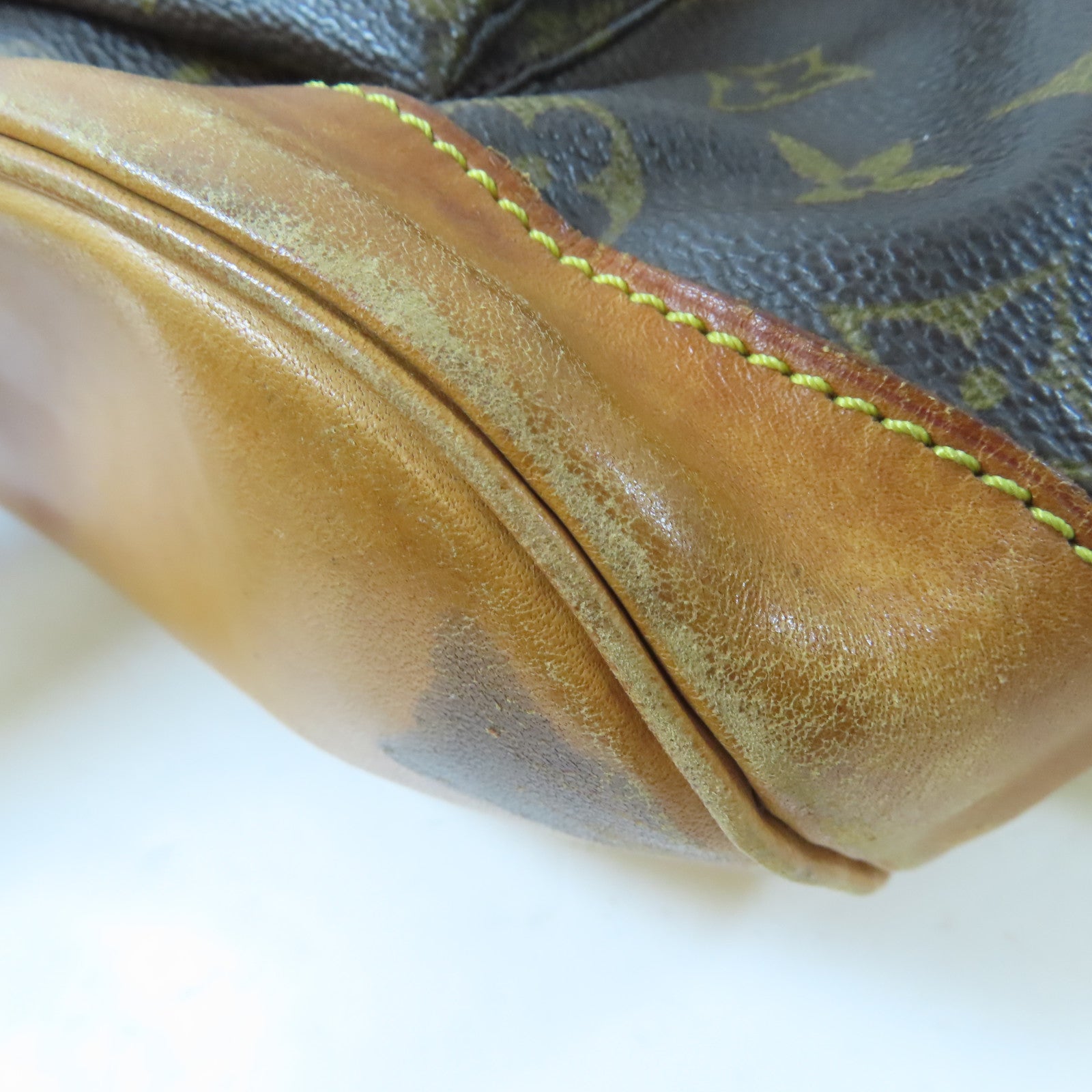 LOUIS VUITTON Monogram Montsouris GM金扣背包啡色