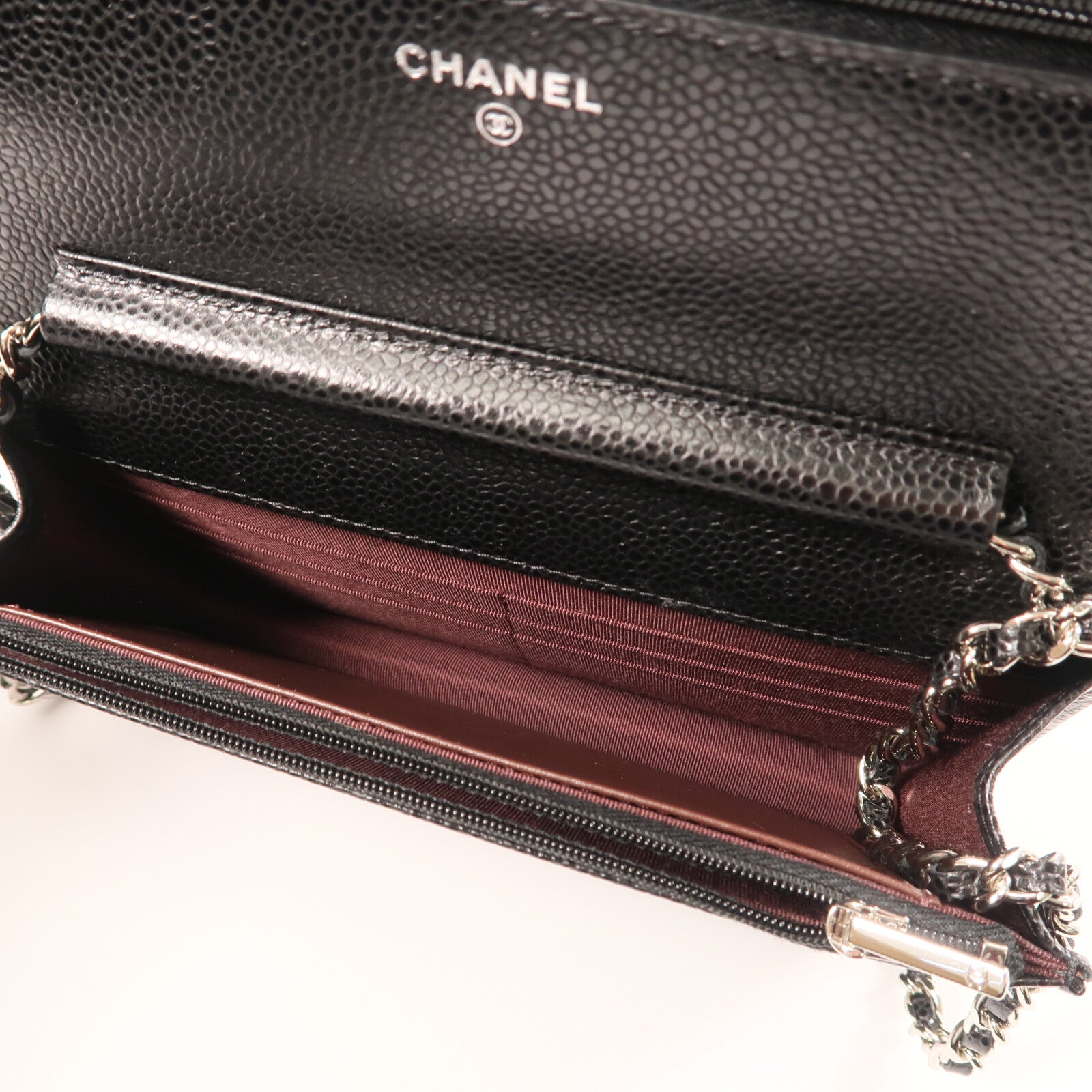 CHANEL WOC Wallet On Chain銀扣鏈帶肩背袋