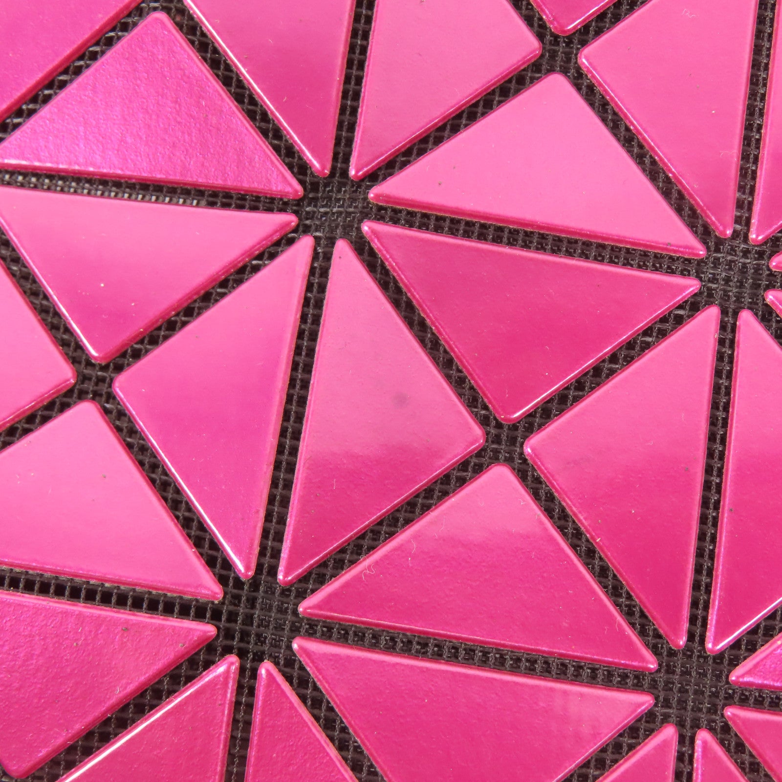 BAO BAO ISSEYMIYAKE Tote Bag Handbag PVC Purplish Red