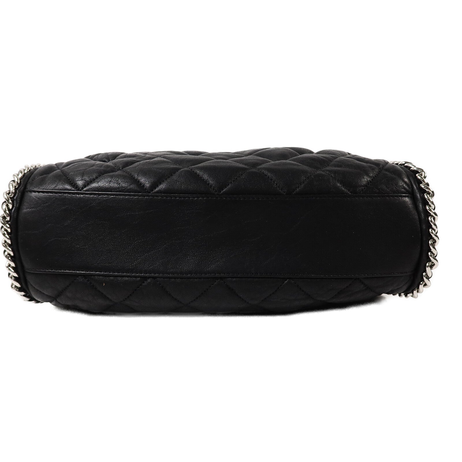 CHANEL 牛皮皮革Chain Around Hobo Bag鏈帶肩背袋