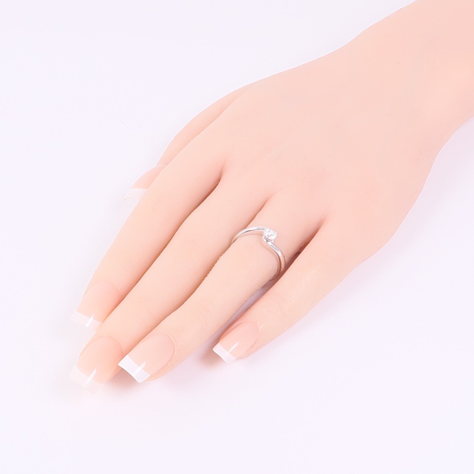 JEWELRY 【激減優惠】18K白金Diamond Ring鑽石戒指US#6.25