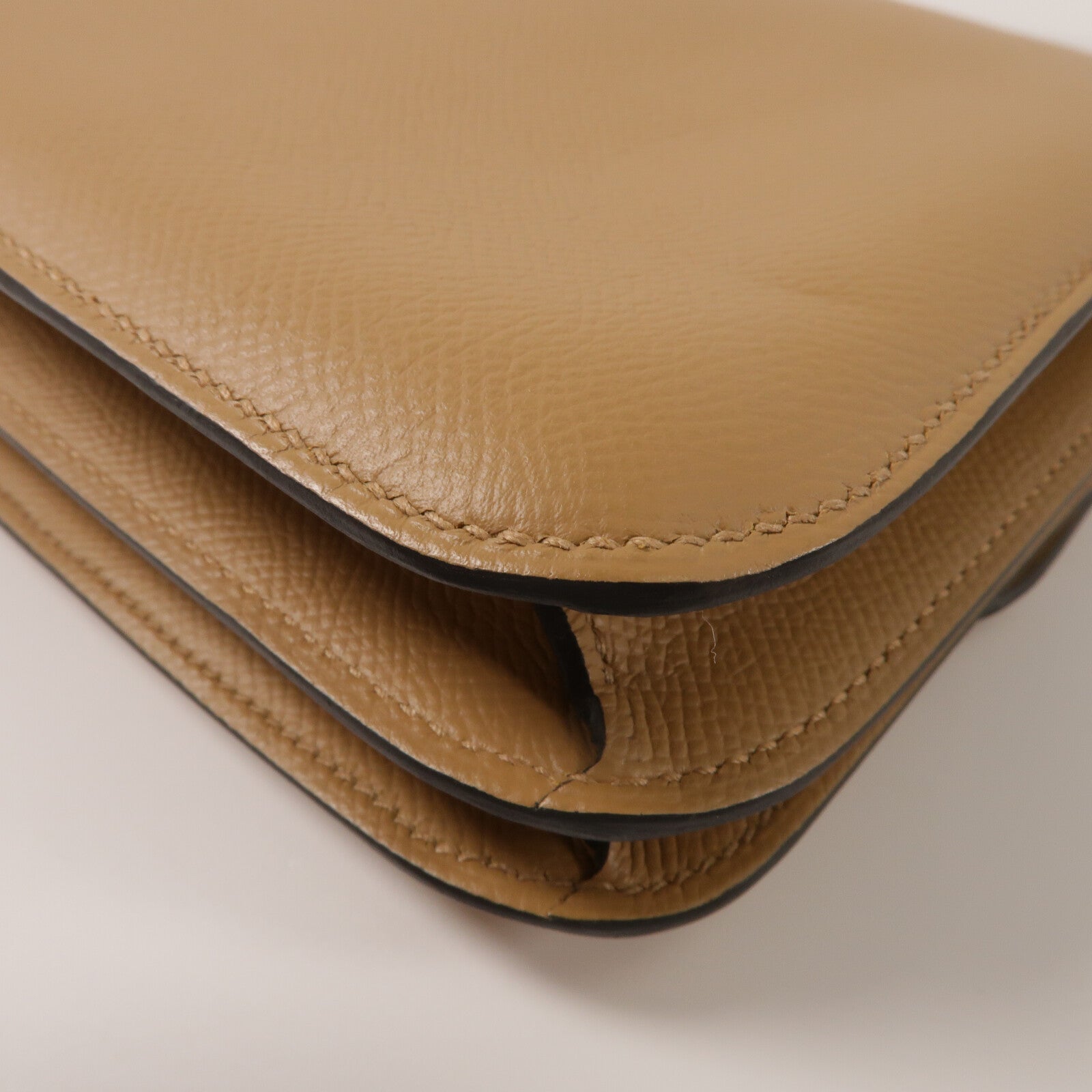 HERMES Epsom皮革Constance Mini肩背袋Chai