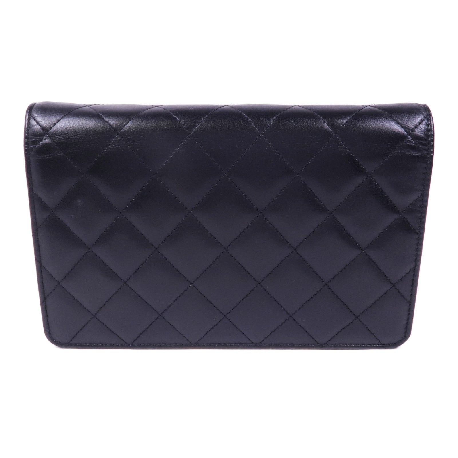 CHANEL 牛皮皮革Cambon Wallet On Chain銀扣鏈帶肩背袋