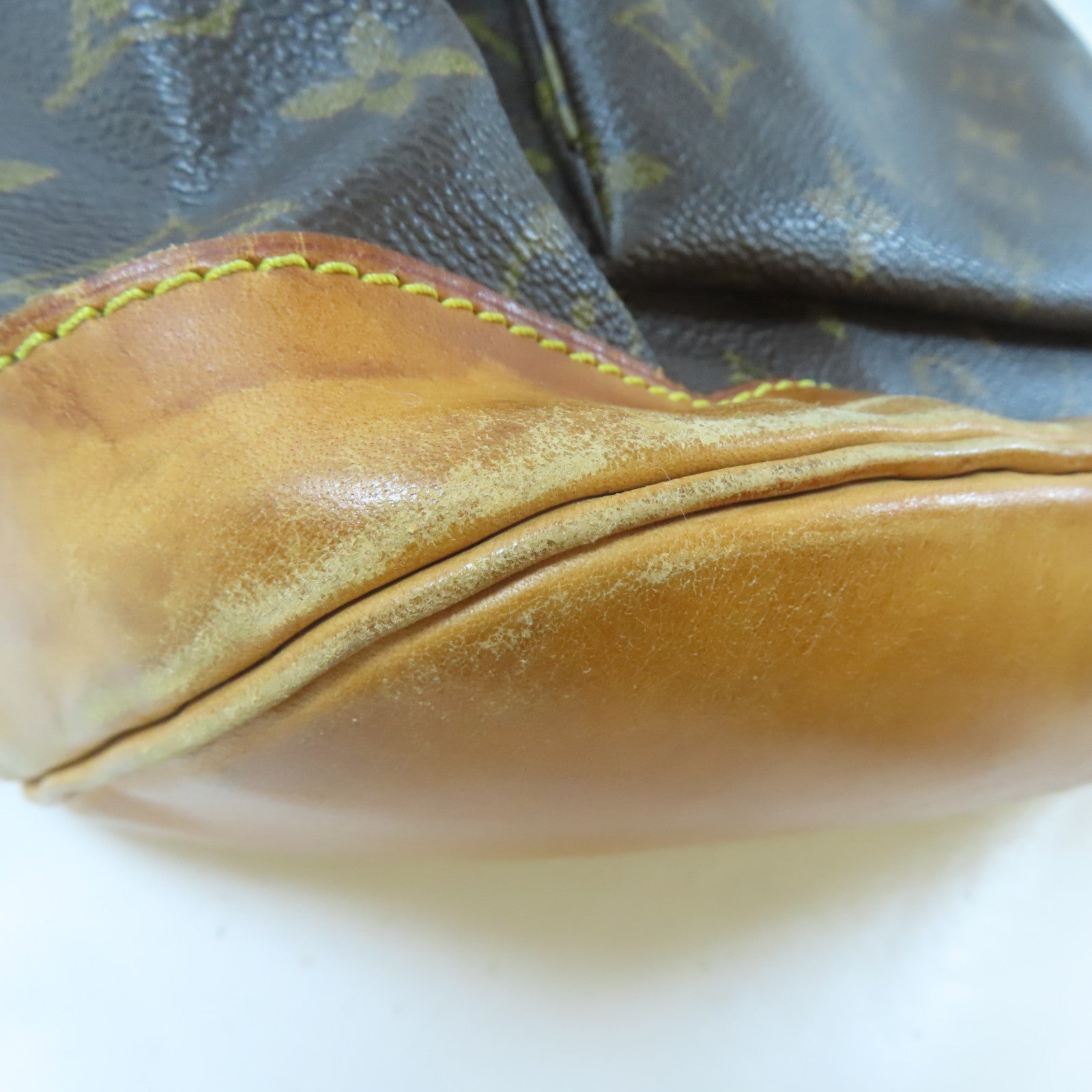 LOUIS VUITTON Monogram Montsouris GM金扣背包啡色