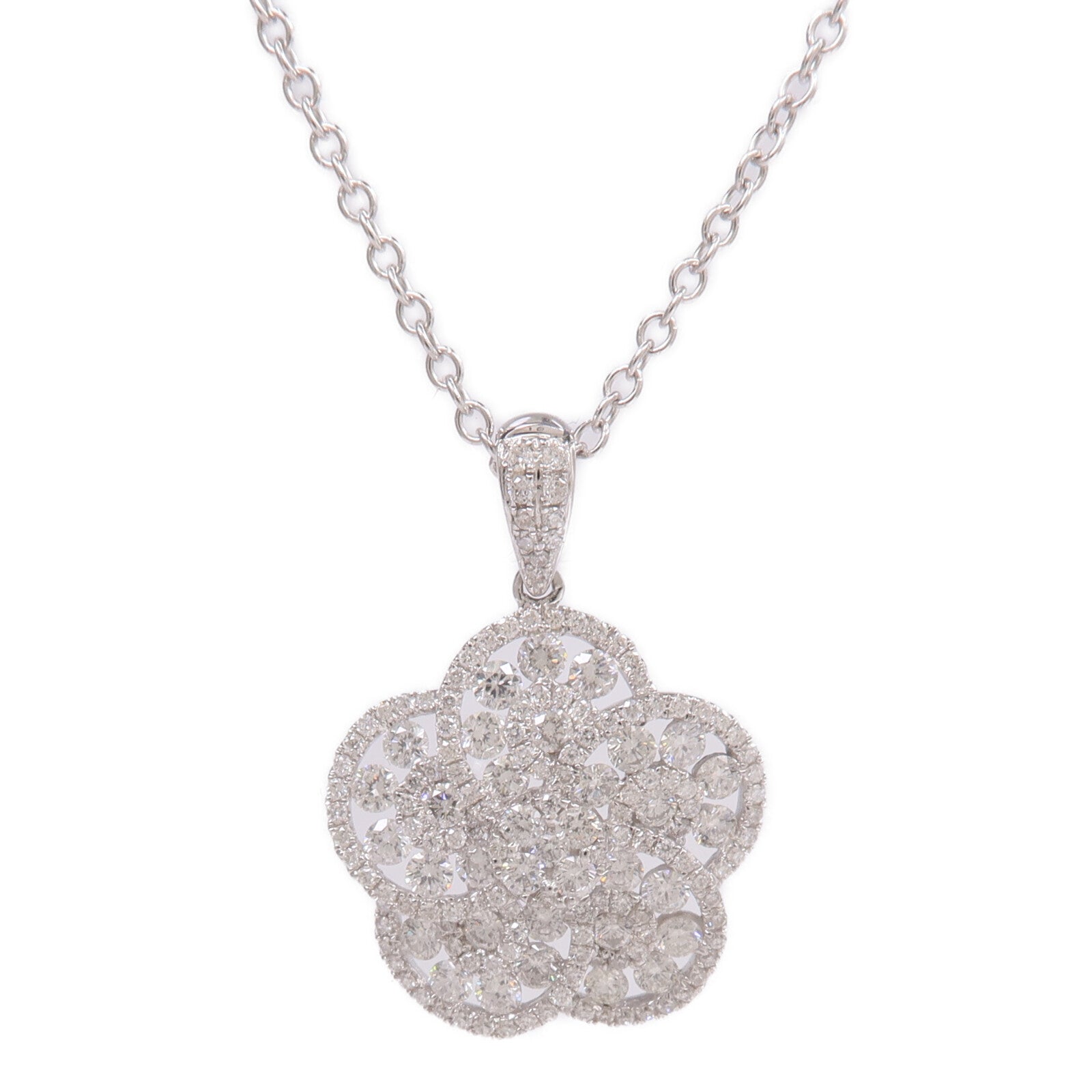 JEWELRY 18K白金Diamond Necklace鑽石項鍊