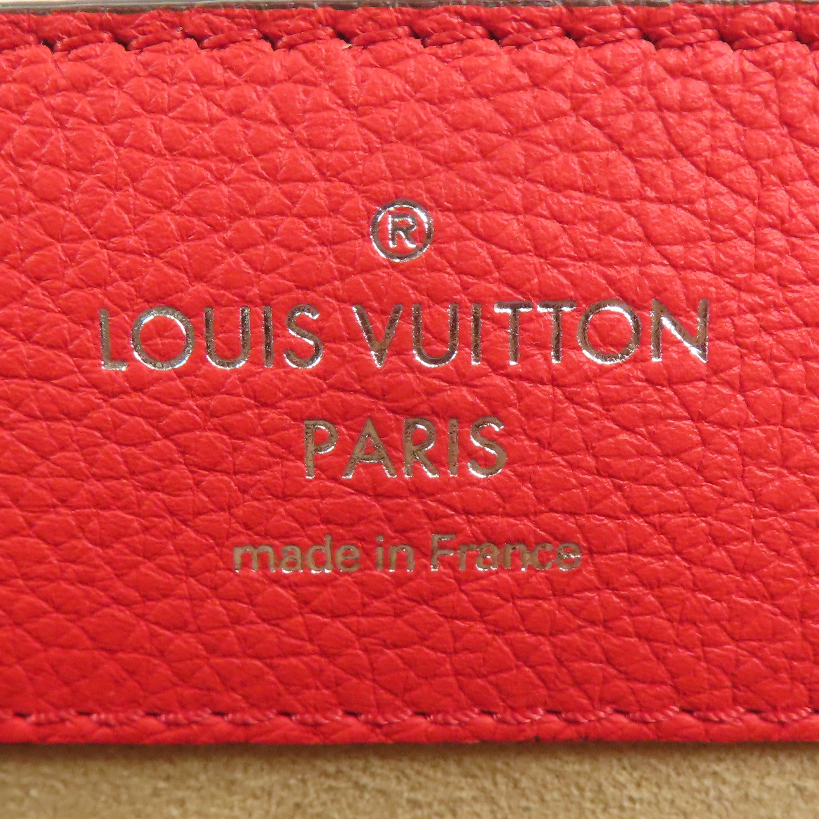 LOUIS VUITTON 牛皮皮革Lockme Ever BB銀扣手挽肩背兩用袋