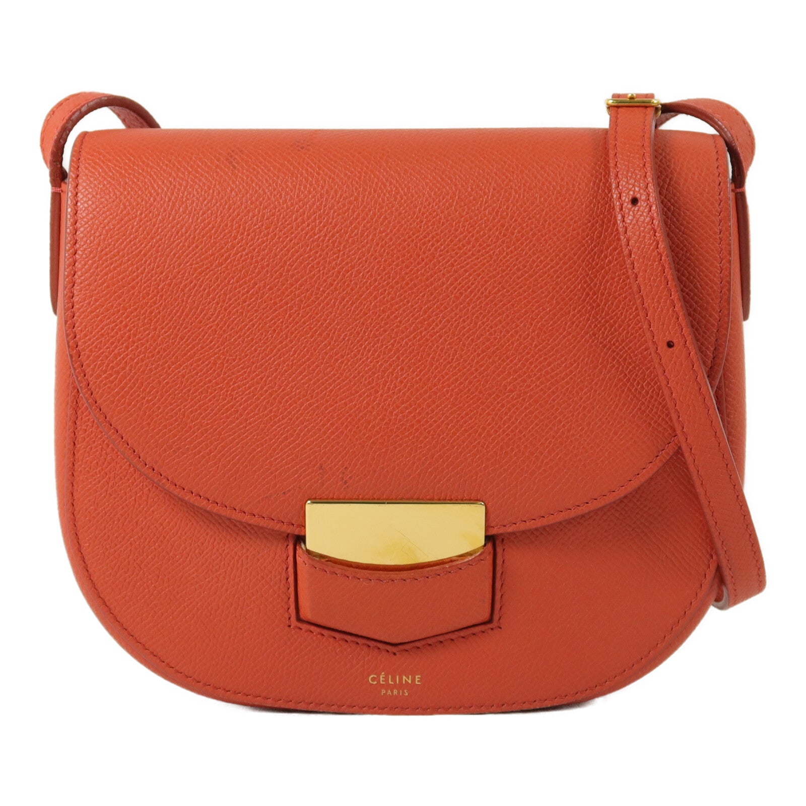 CELINE 牛皮皮革Trotter Small肩背袋