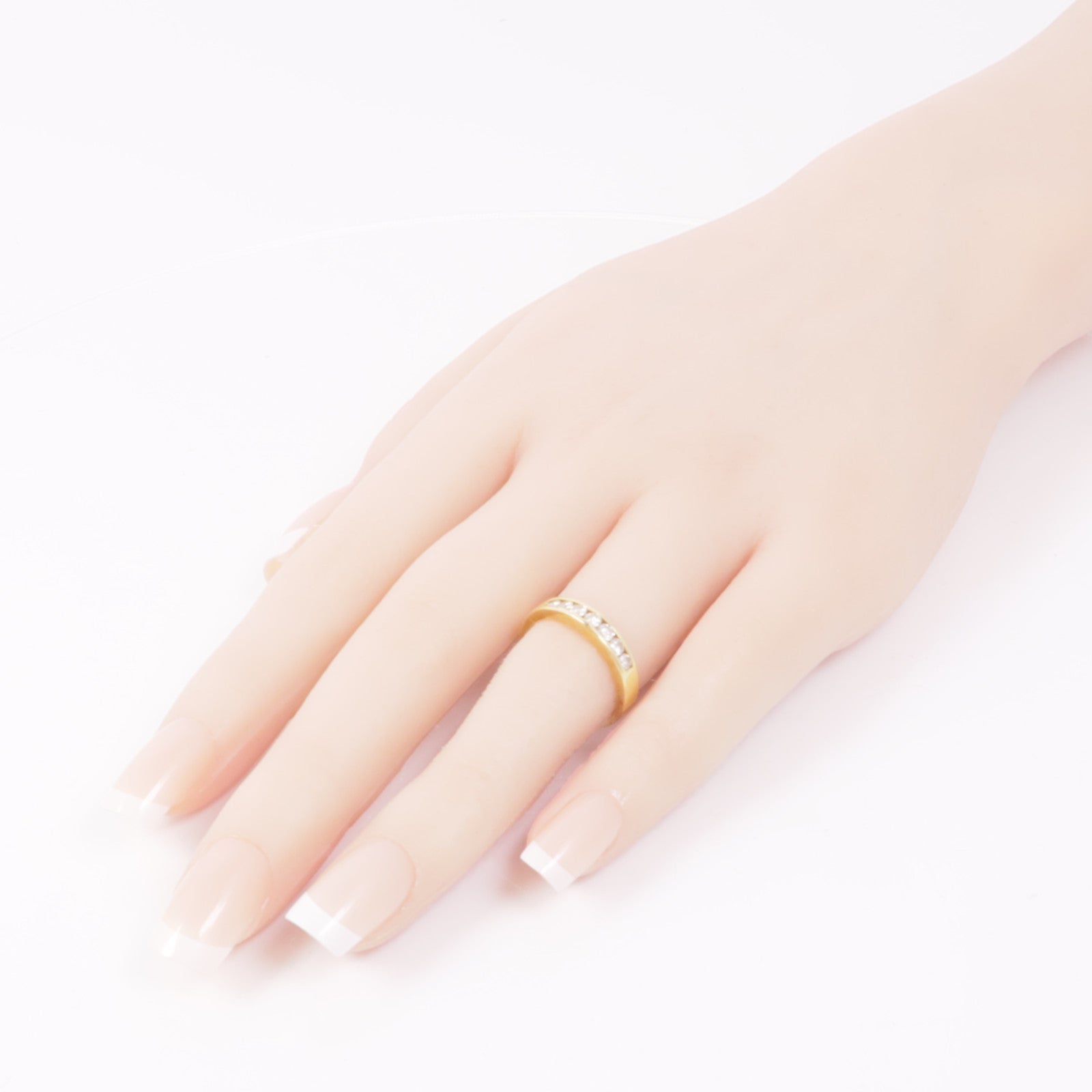 JEWELRY 【激減優惠】18K黃金Diamond Ring鑽石戒指US#5.75