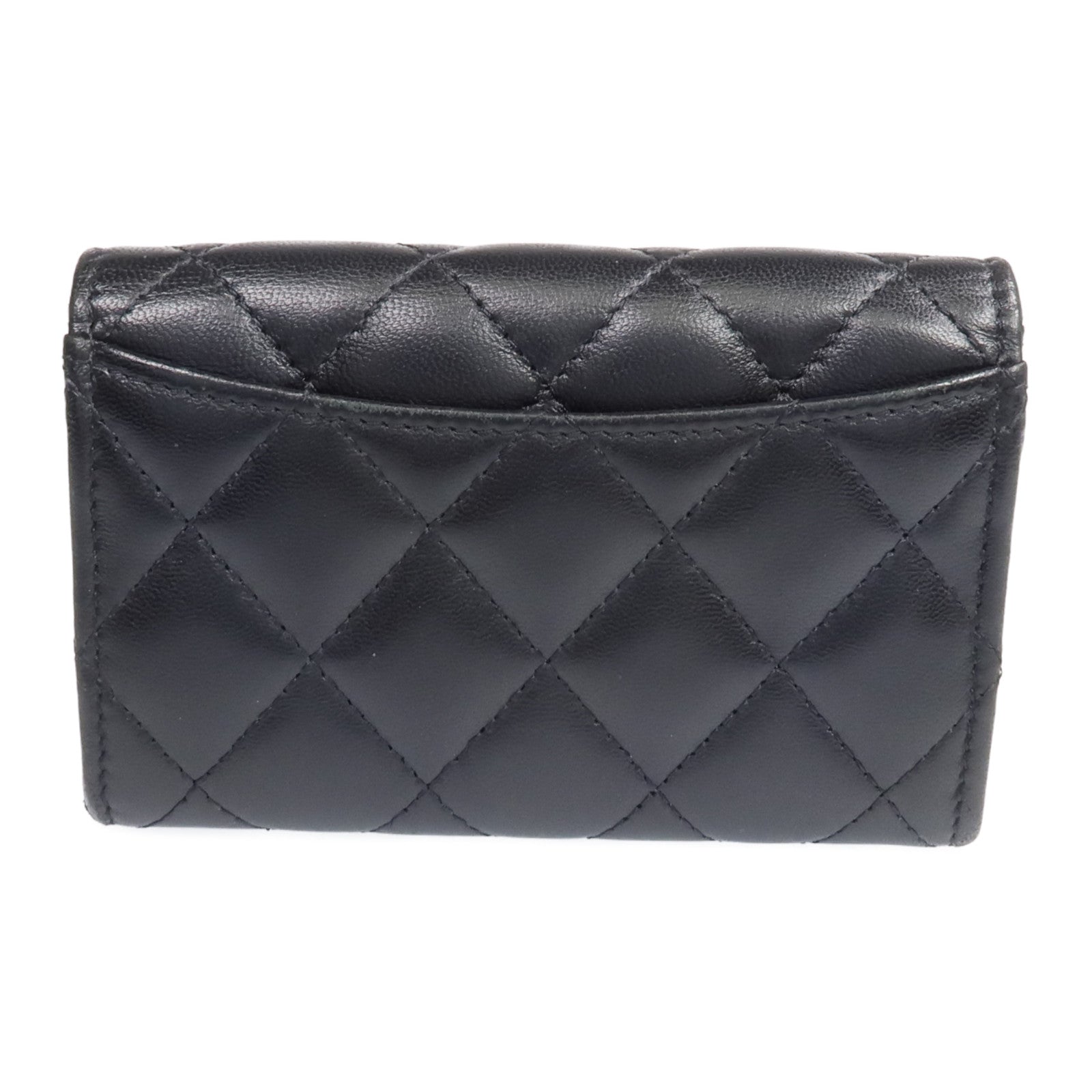 CHANEL 羊皮皮革Card Case金扣卡片套