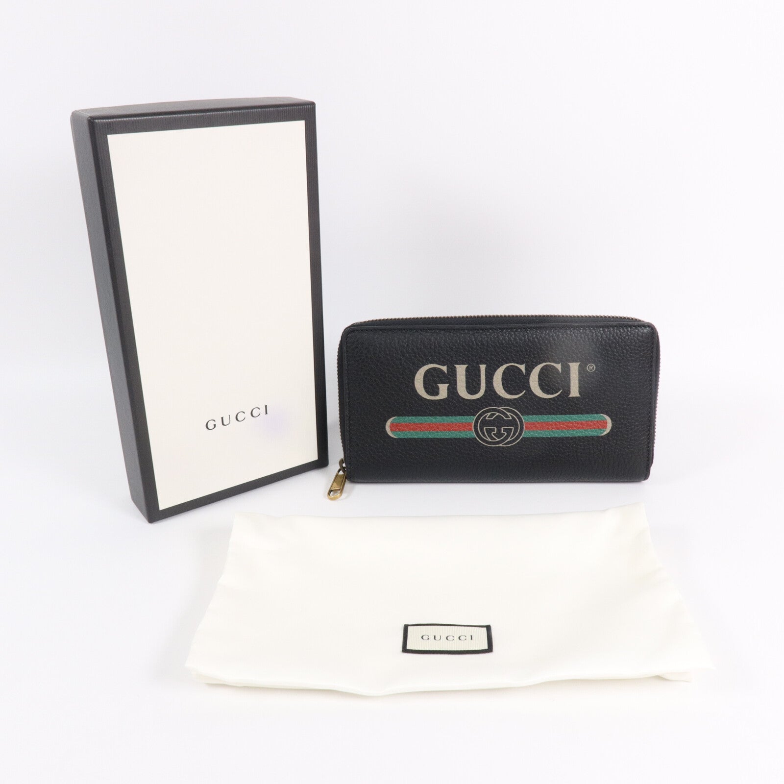 GUCCI 牛皮皮革Zip Around Long Wallet長錢包