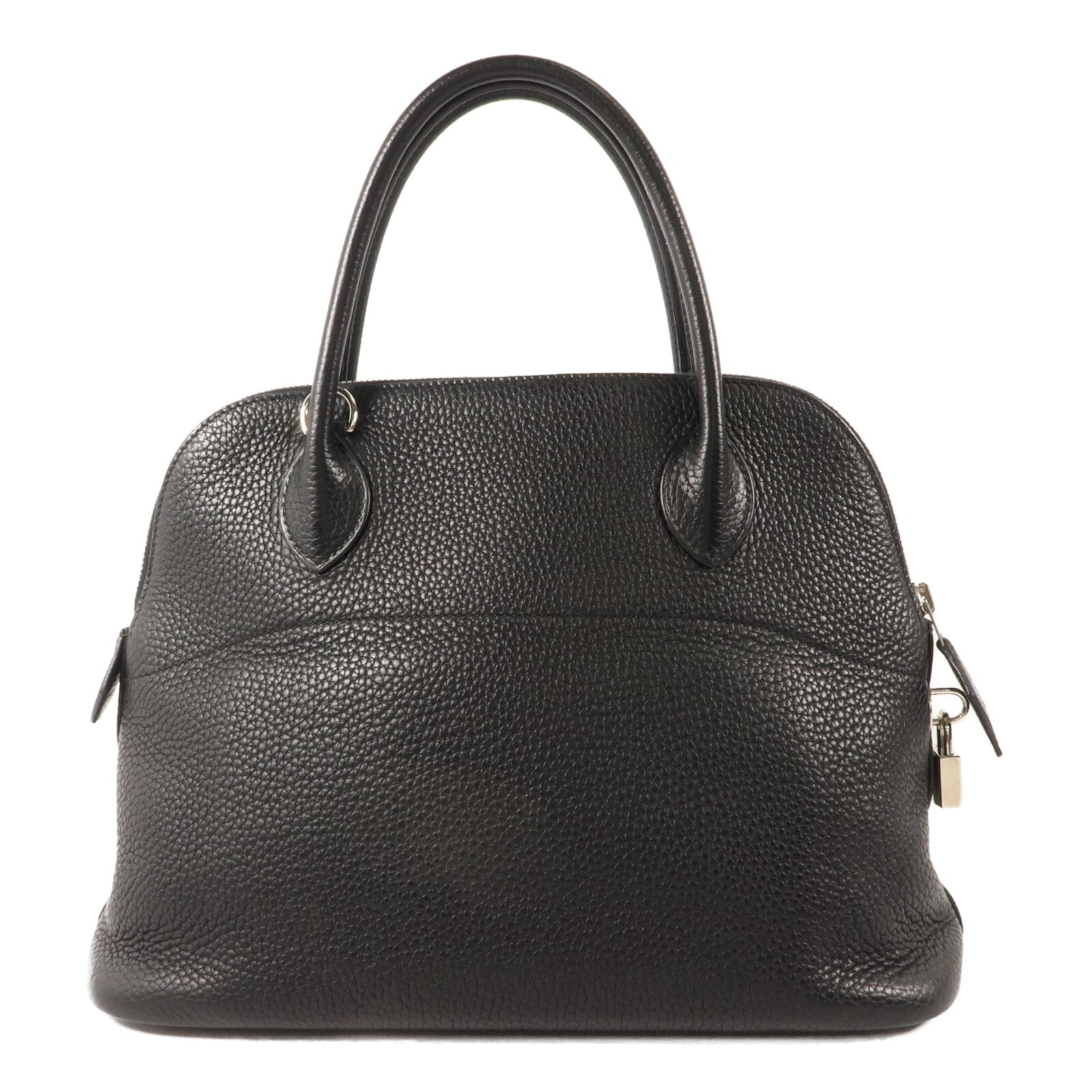 HERMES Clemence皮革Bolide 31手挽袋Noir