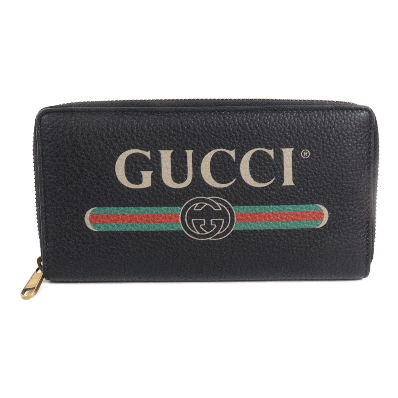 GUCCI 牛皮皮革Zip Around Long Wallet長錢包