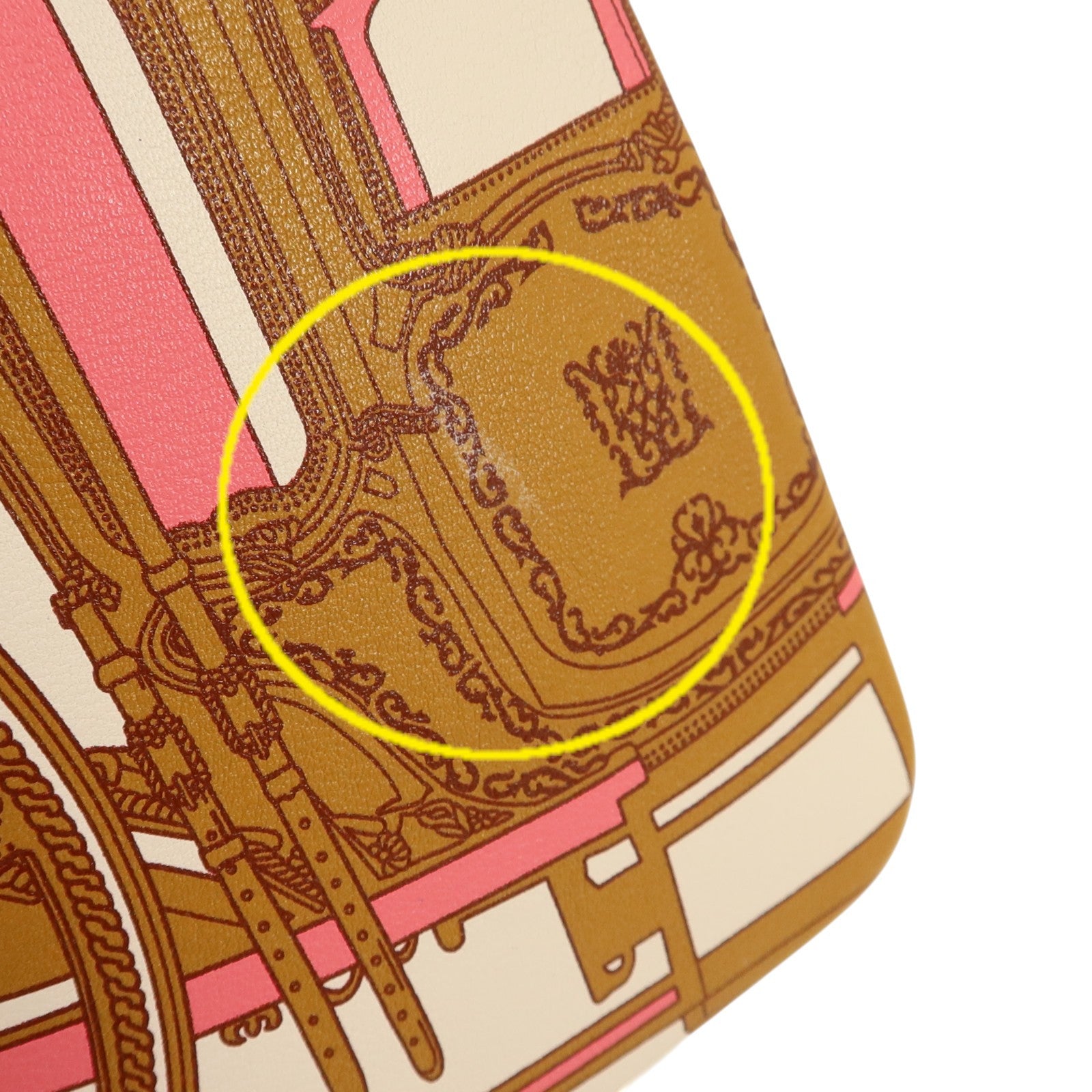 HERMES Swift皮革Carre Pocket Pouch銀扣手拿包