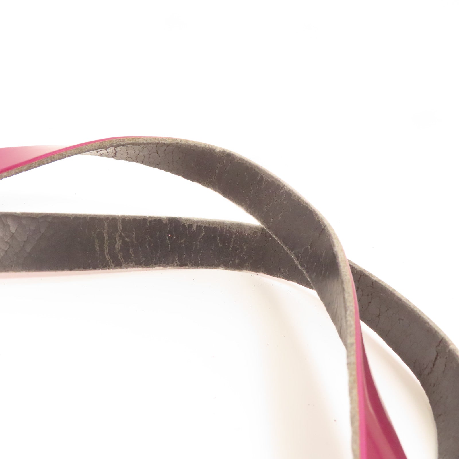 BAO BAO ISSEYMIYAKE Tote Bag Handbag PVC Purplish Red