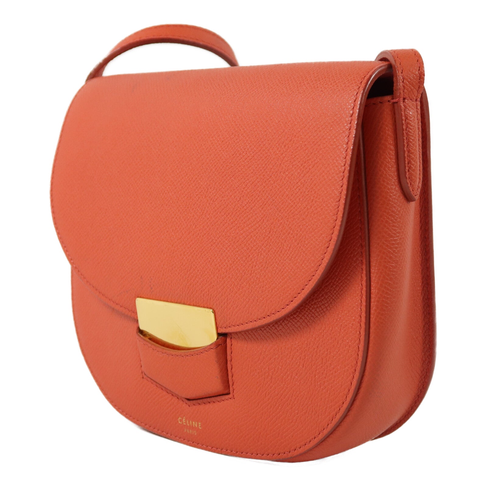 CELINE 牛皮皮革Trotter Small肩背袋