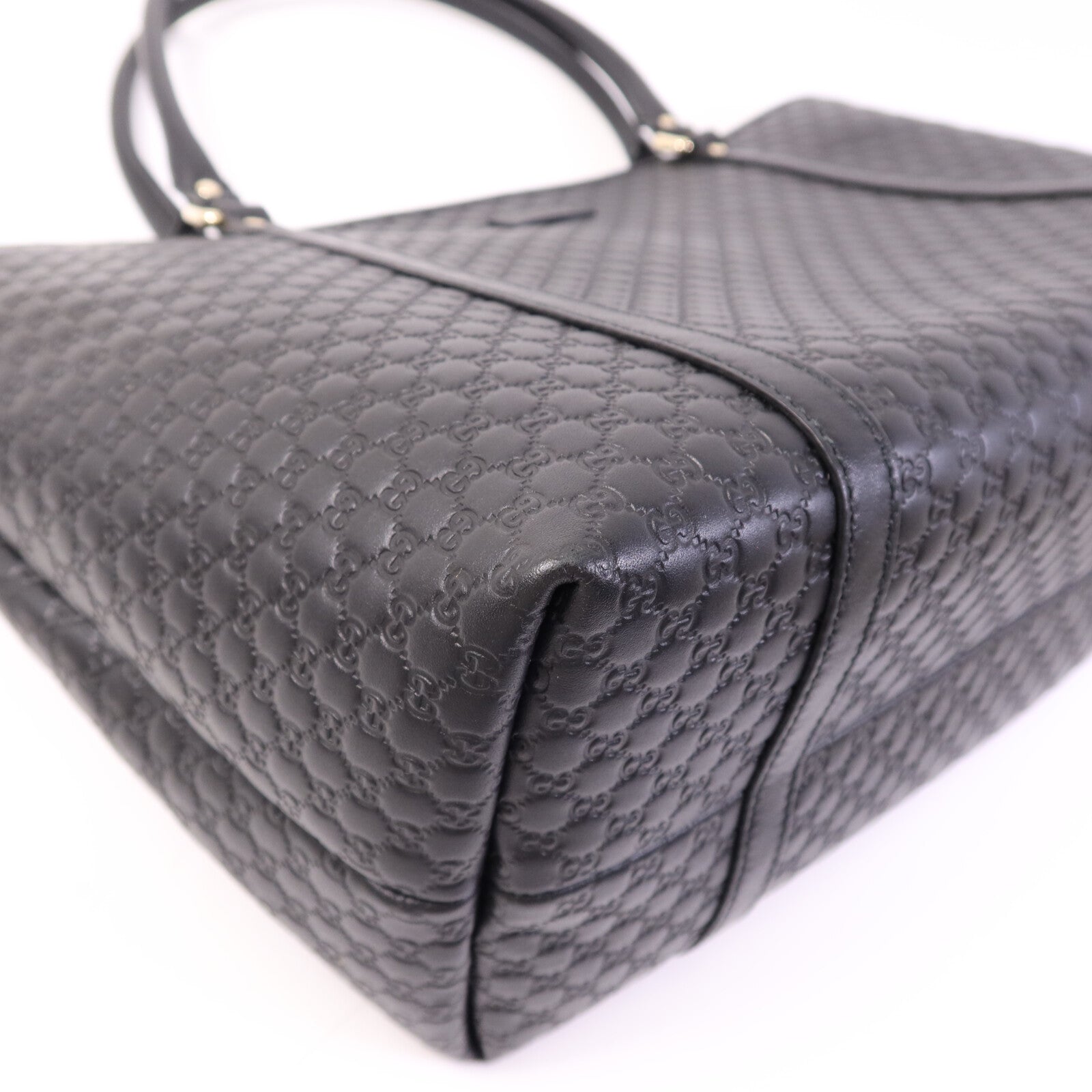 GUCCI 牛皮皮革Tote Bag金扣手挽袋