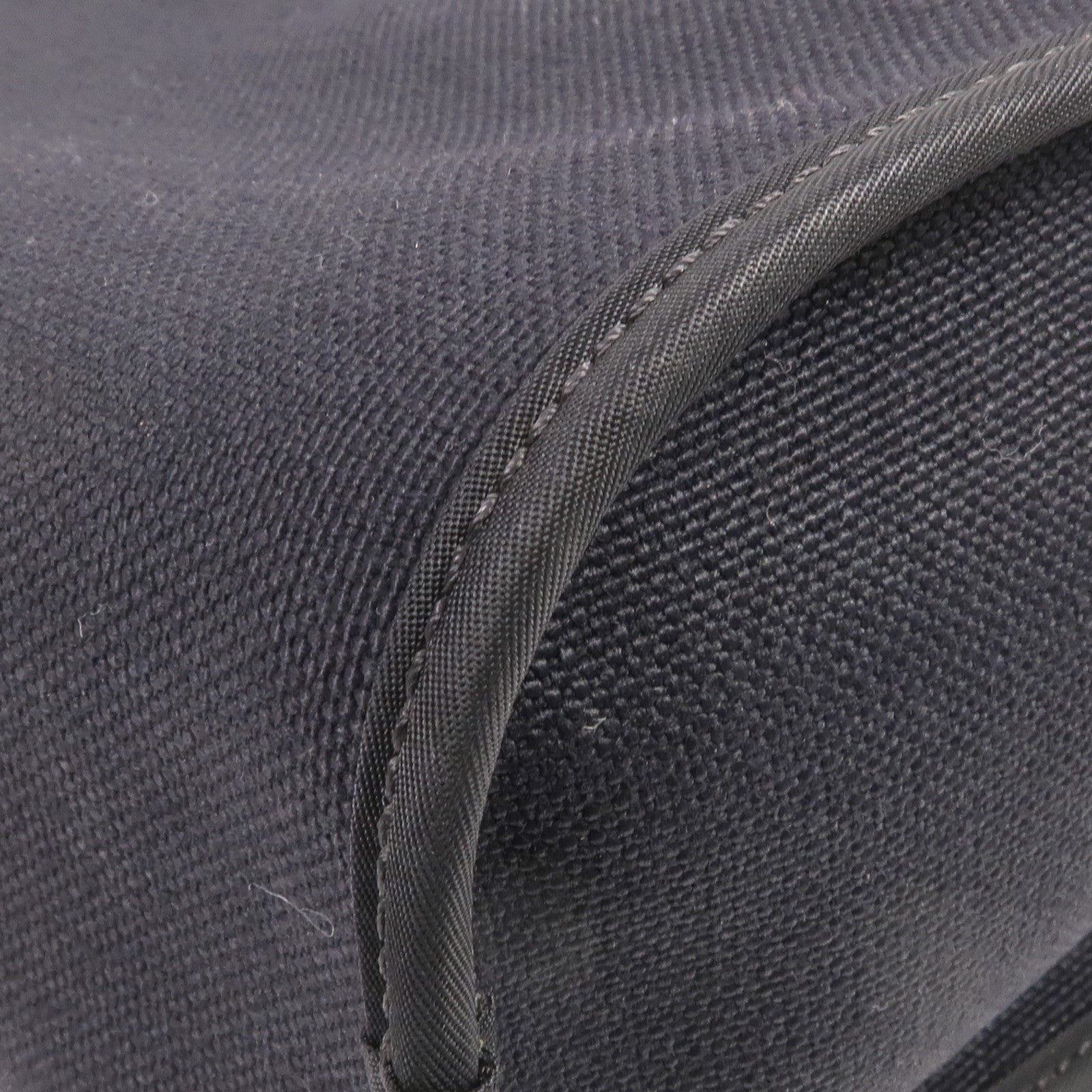 HERMES 帆布Cabag Pm銀扣手挽肩背兩用袋Noir