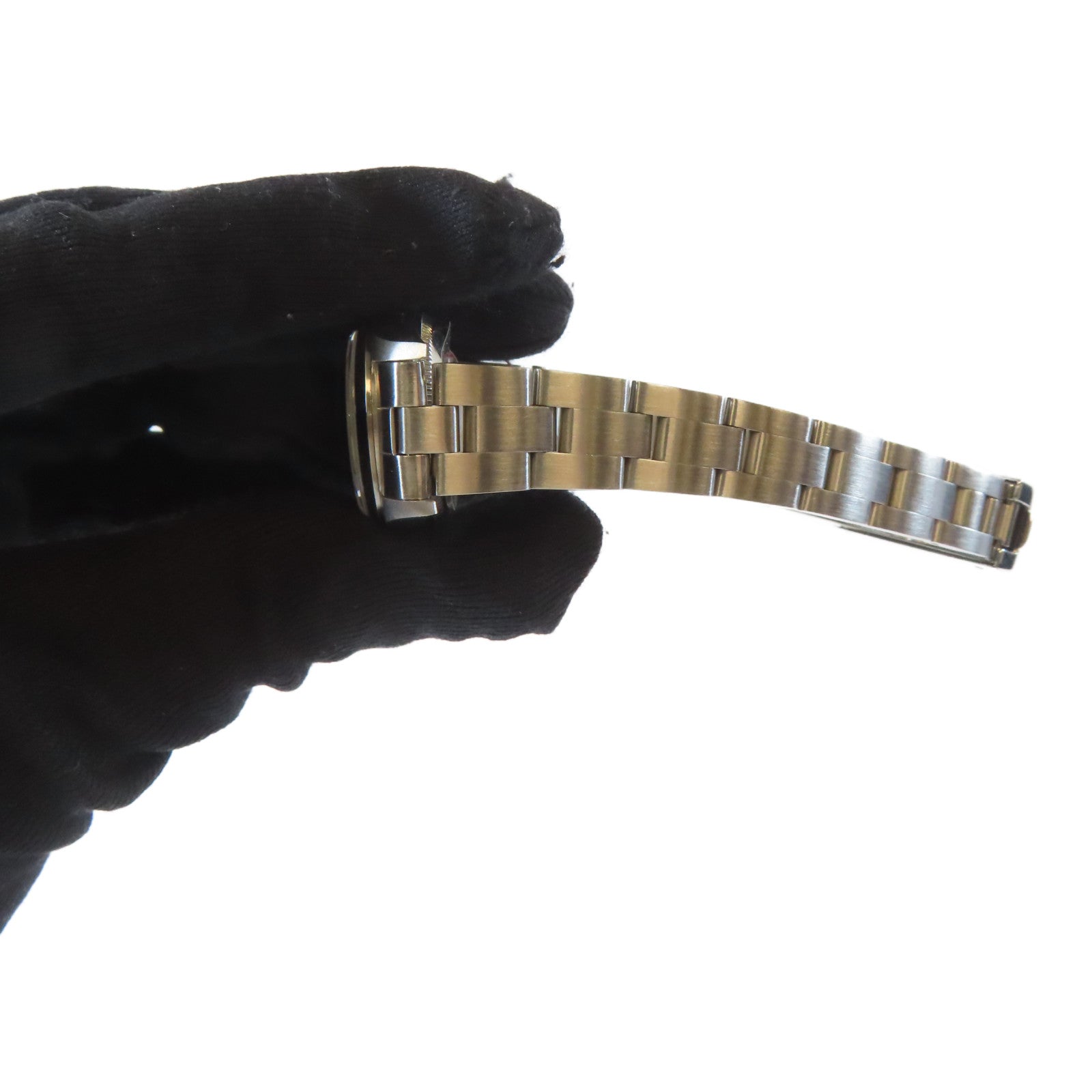 ROLEX Oyster Perpetual不鏽鋼手錶自動機芯黑色#17.5cm